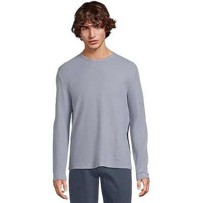 Мужская рубашка Vince Pima Pique Long Sleeve Crew