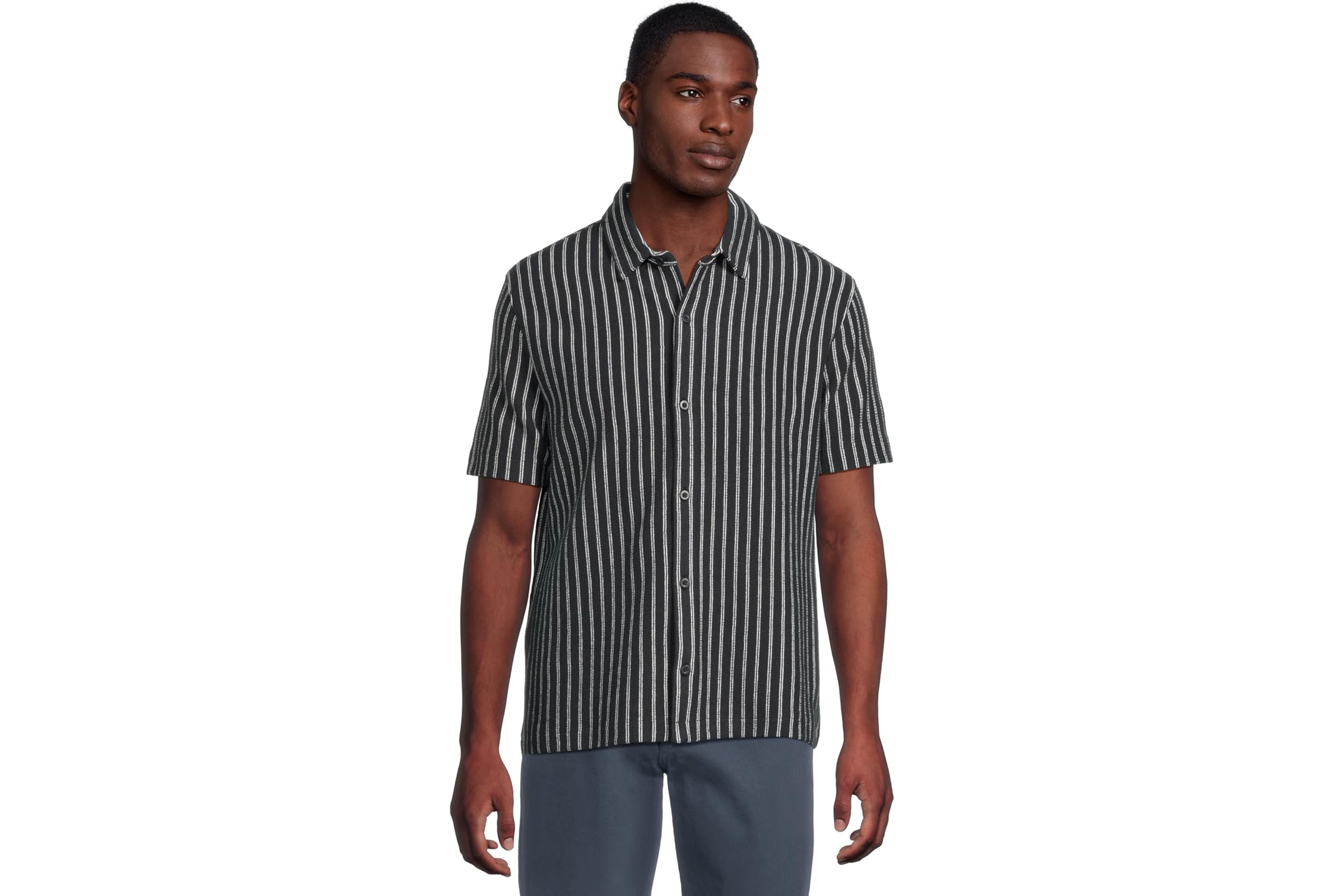 Мужская рубашка Vince Boucle Short Sleeve Button Down Shirt 15190₽