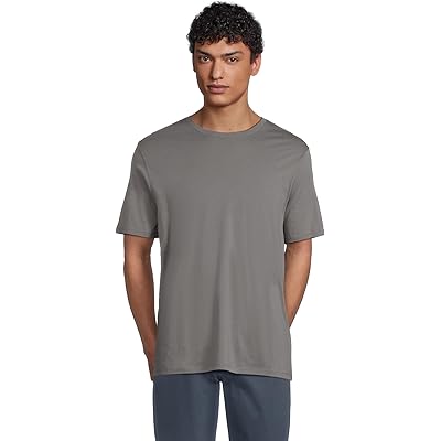 Мужская рубашка Vince Short Sleeve Pima Crew Neck