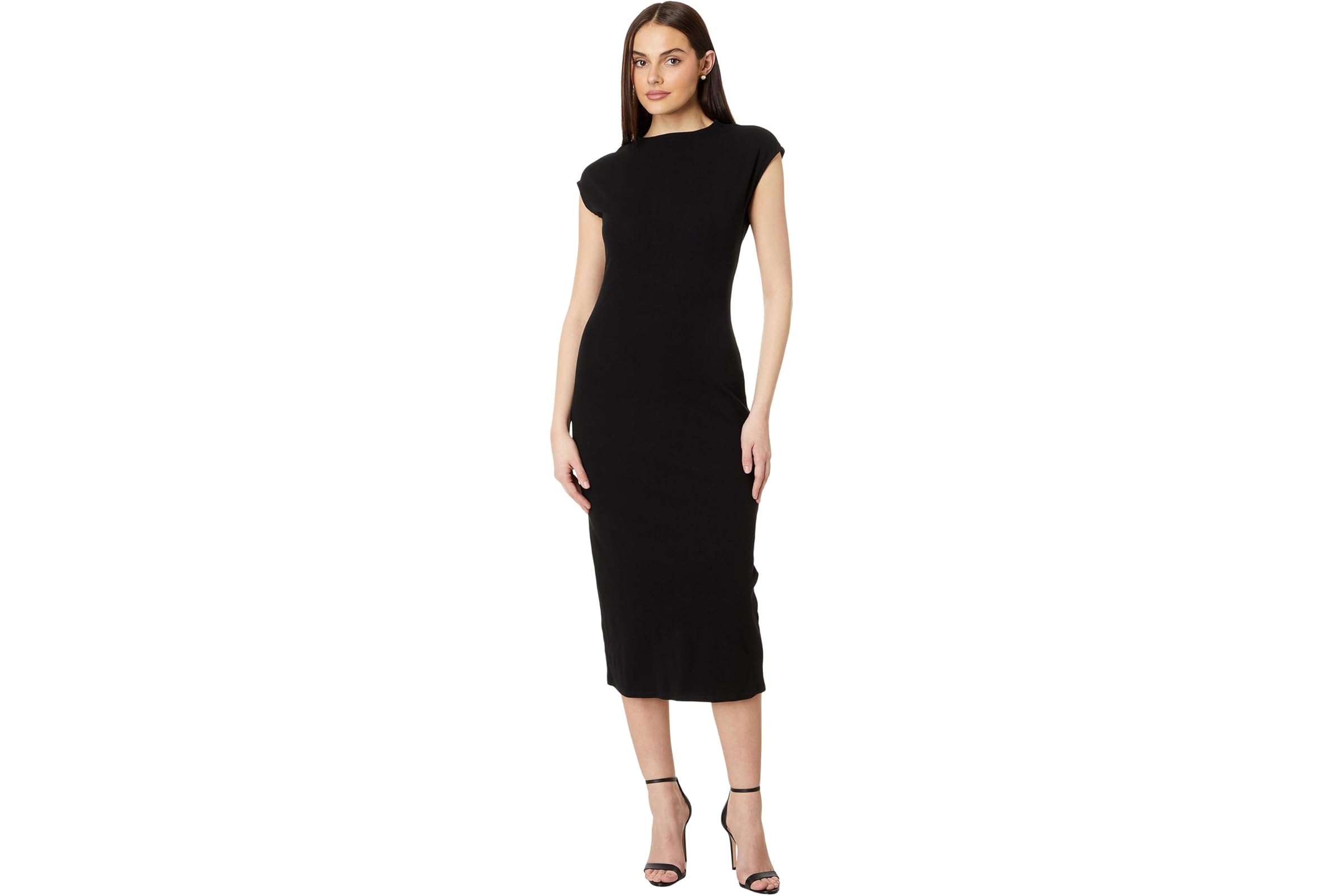 Платье Vince Camuto Mock Neck Drop Shoulder Midi Dress 18790₽