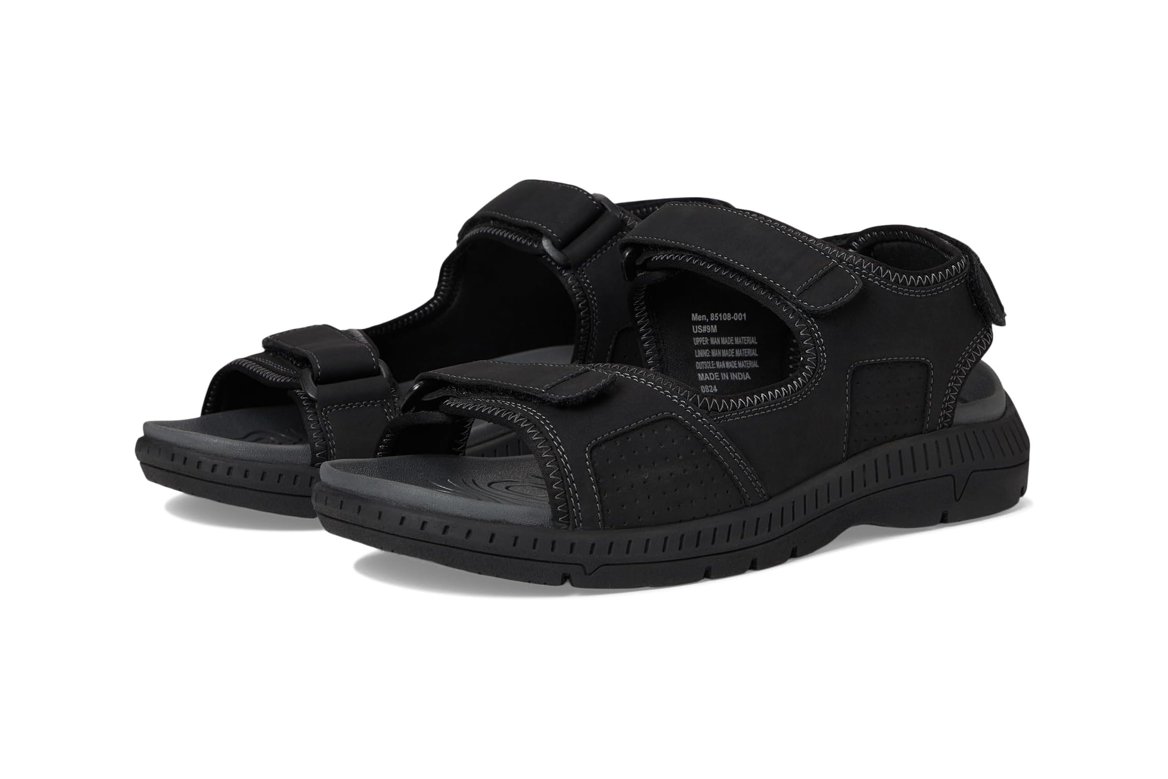 Сандалии Nunn Bush Laguna 3 Strap River Sandal Lightweight Adjustable and Comfortable