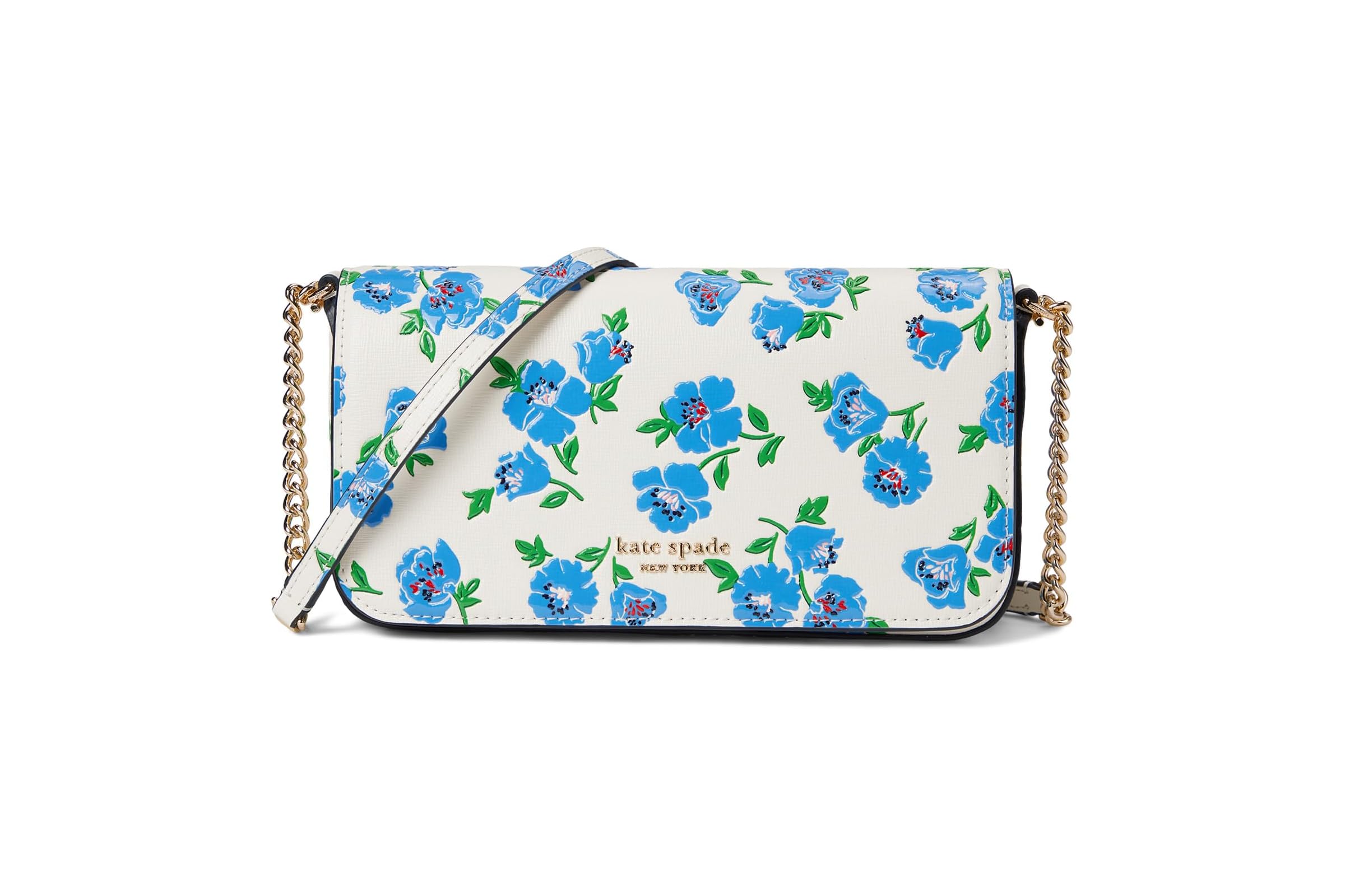 Кошелек Kate Spade New York Devin Springtime Blooms Flap Chain Wallet 24590₽
