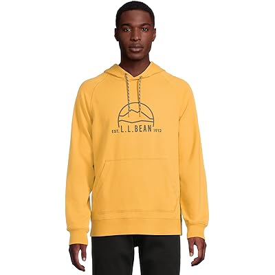 Мужская толстовка L.L.Bean Beans Camp Hoodie warm gold katahdin logo
