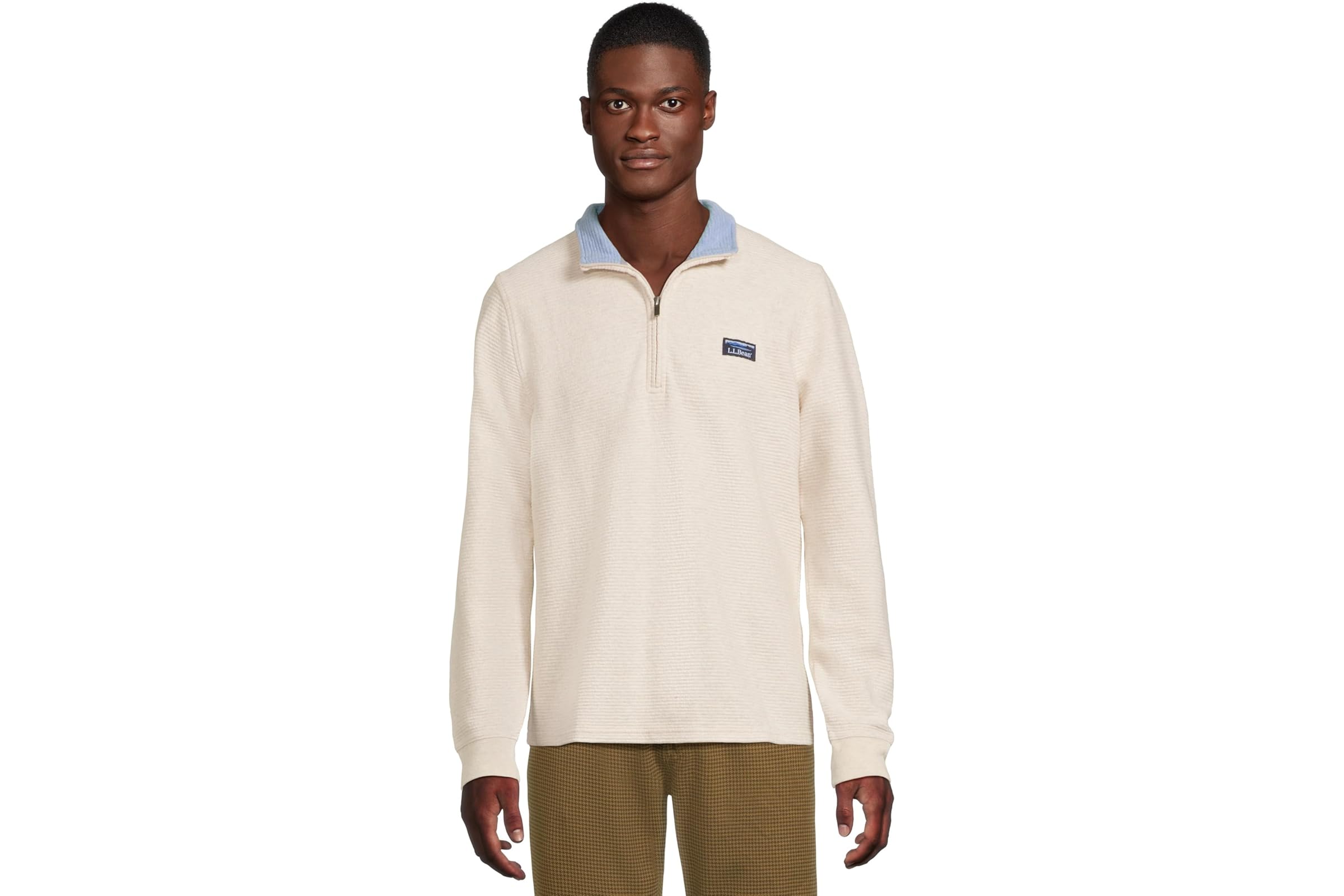 Мужская толстовка LLBean Lakewashed Double-Knit Quarter-Zip Long Sleeve 13490₽