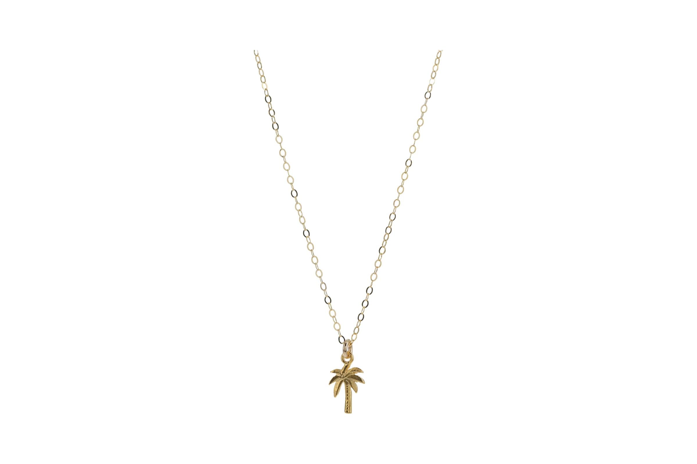 Колье Dogeared Forever Summer - Small Palm Tree Necklace
