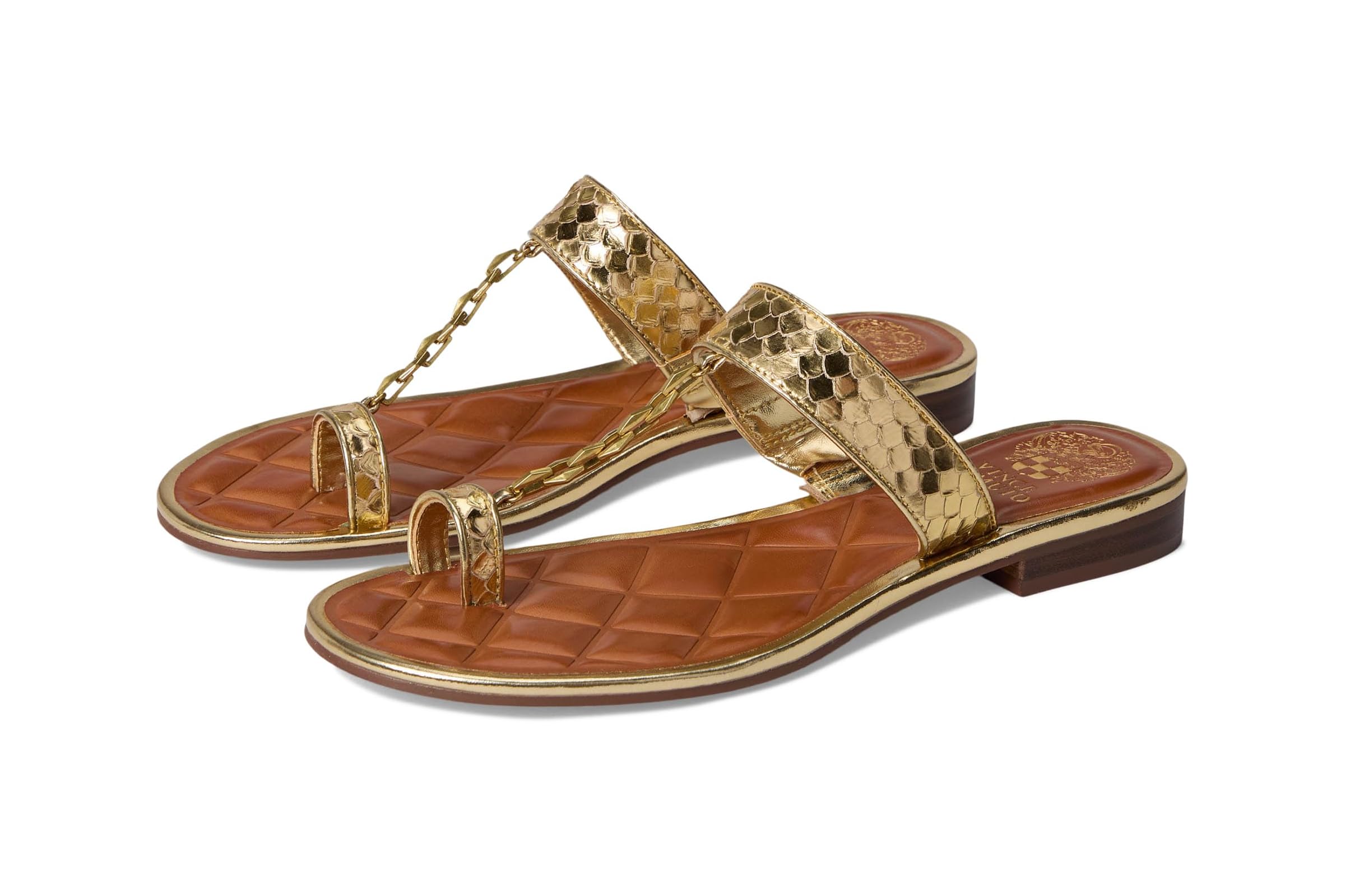 Vince Camuto Lexiea Chain-Link Flat Sandal 15490₽