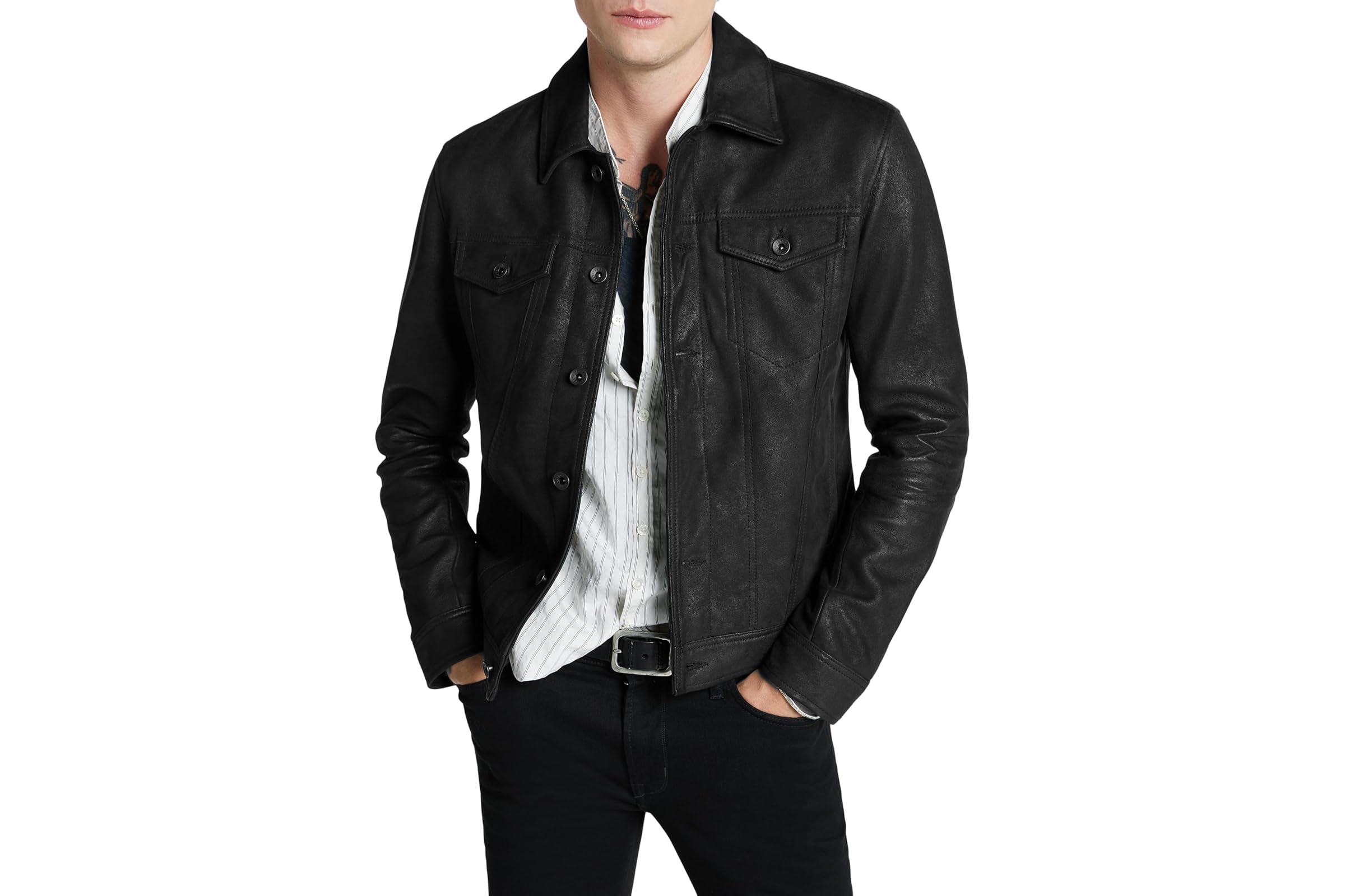 John Varvatos Andrew Trucker - Trucker Jacket L1401Z4