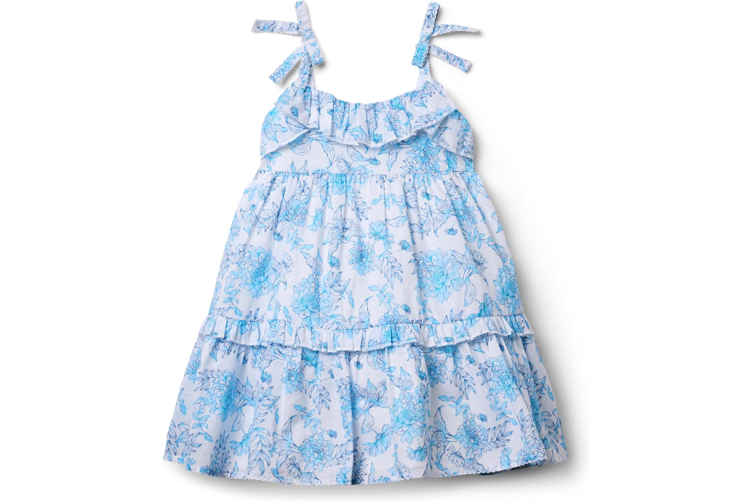 Платье Janie and Jack Tiered Floral Dress (toddler/Little Kid/Big Kid)