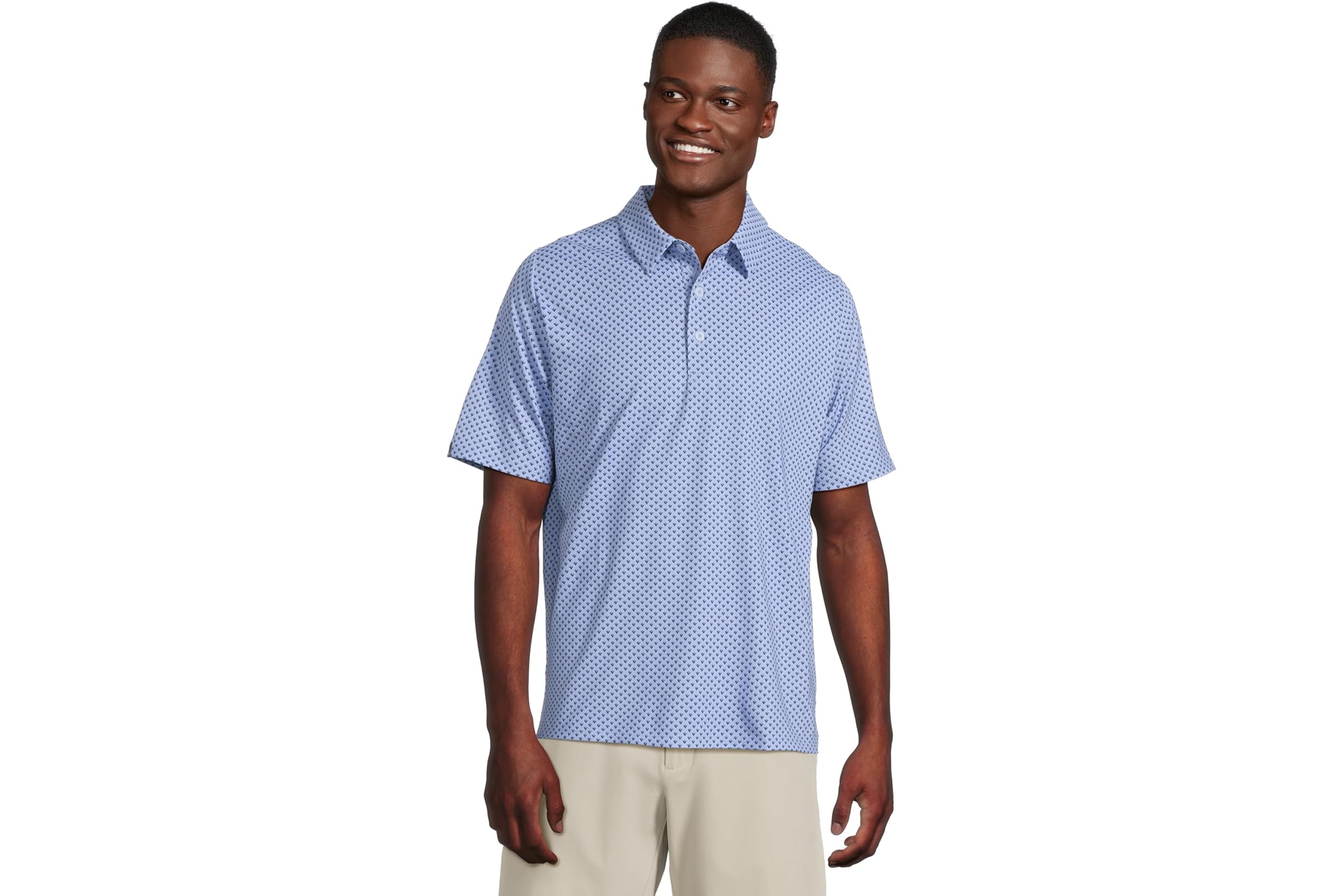 Мужская рубашка Callaway Trademark Chev Print Polo 9890₽