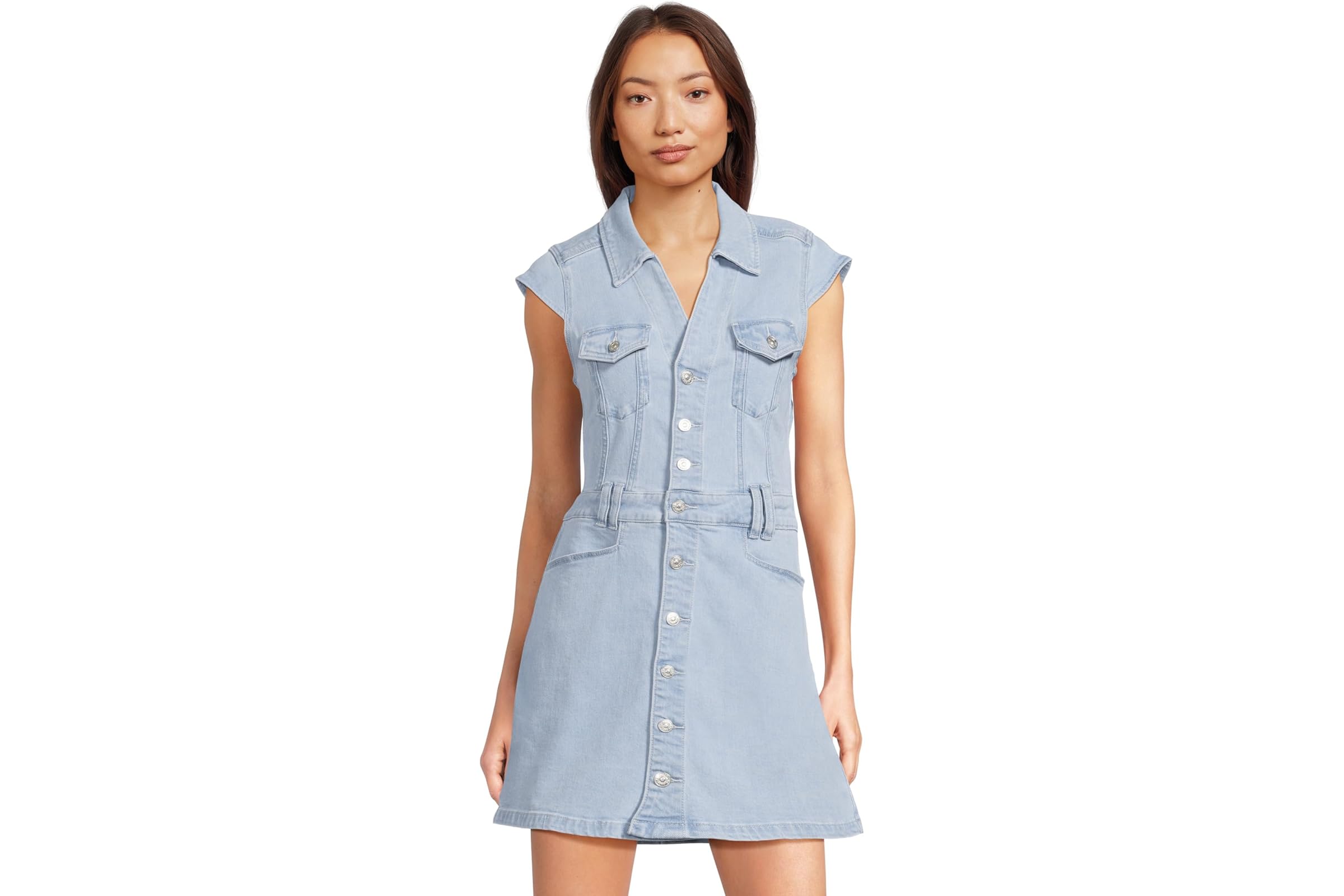 Платье Paige Jaxsyn Denim Dress Jolene Pocket in Talya 59690₽
