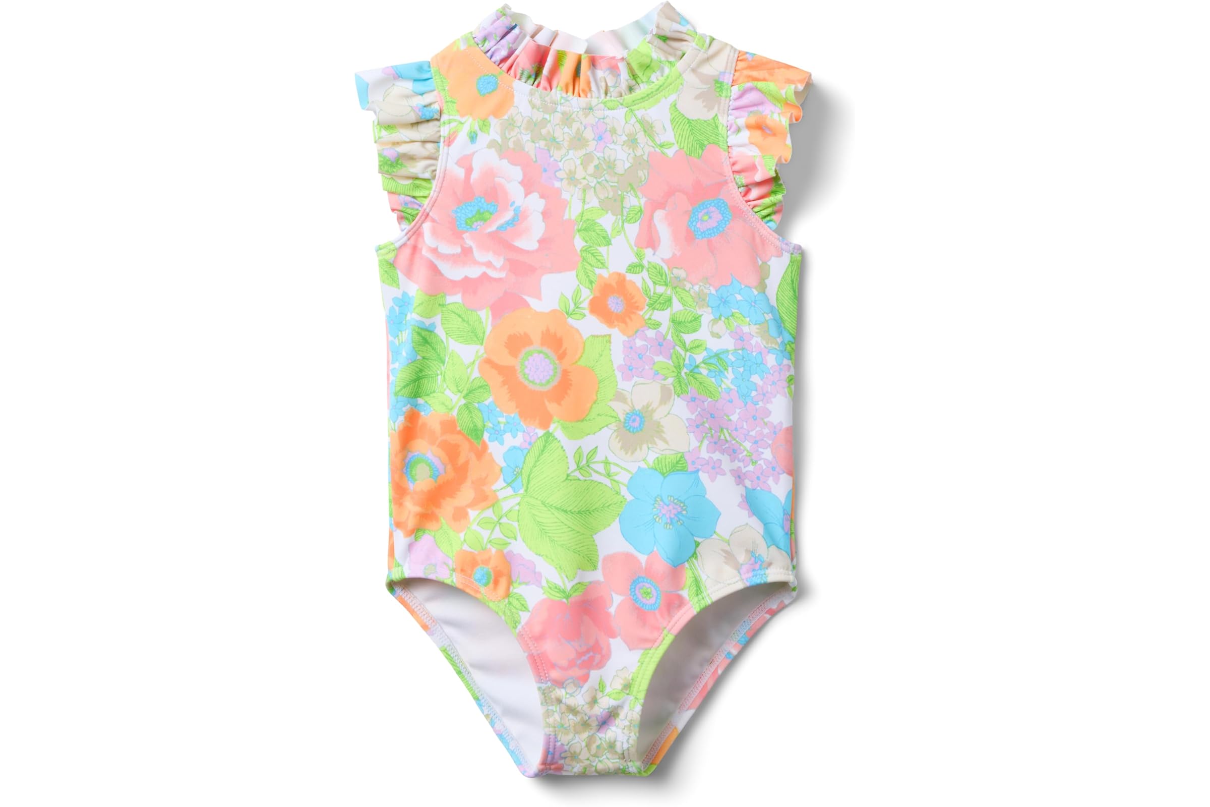 Купальник Janie and Jack Ruffle Neck One-Piece Swim toddlerLittle KidBig Kid 6090₽