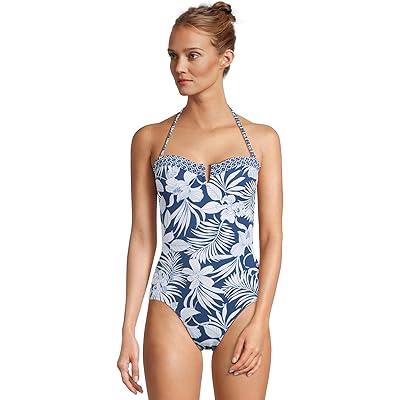 Купальник Tommy Bahama Island Cays Blooms Bandeau One-Piece