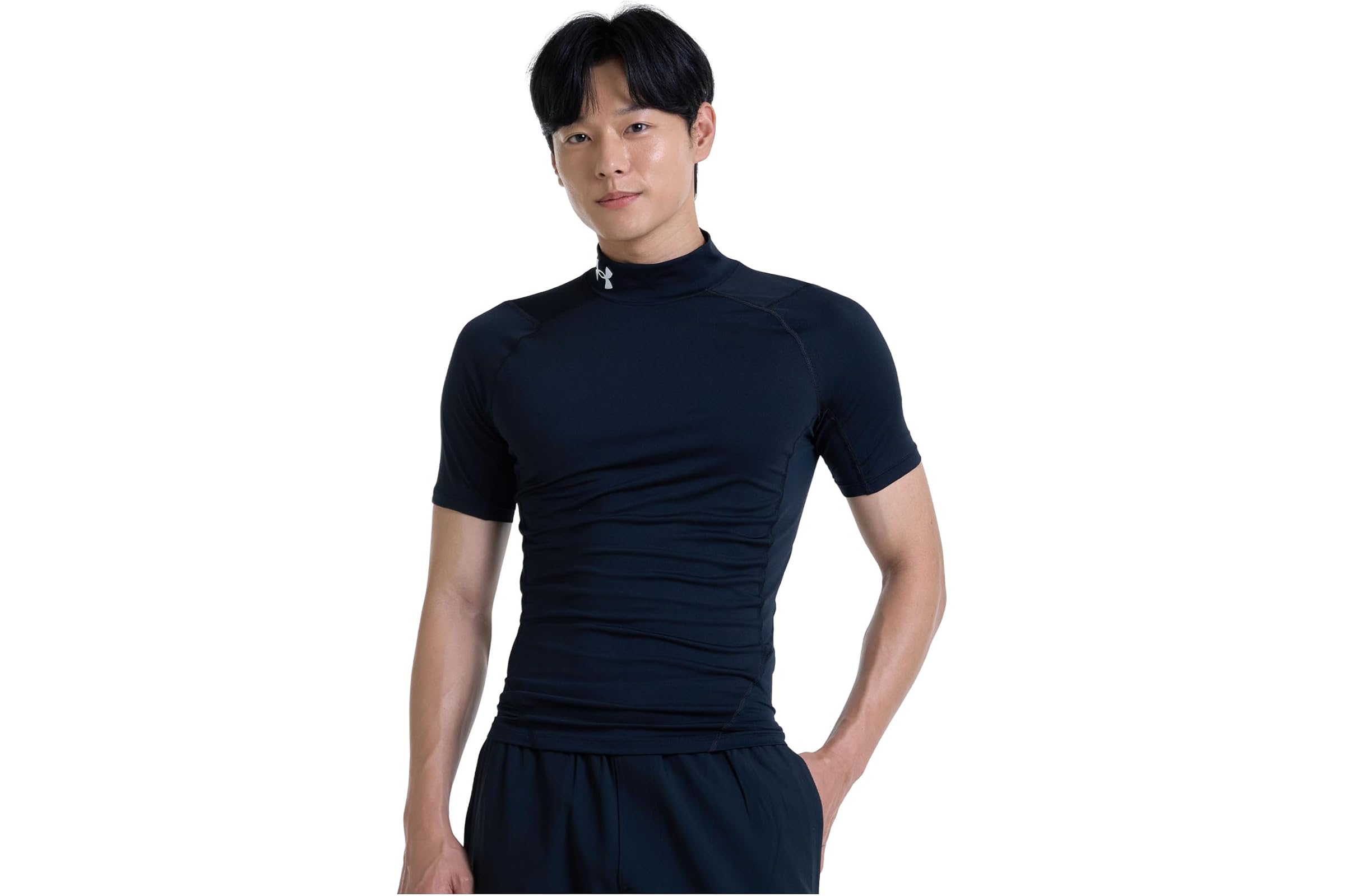 Мужская рубашка Under Armour HeatGear Armour Comp Mock Short Sleeve T-Shirt 5490₽