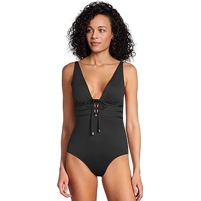 Купальник Tommy Bahama Pearl Tie Front One-Piece