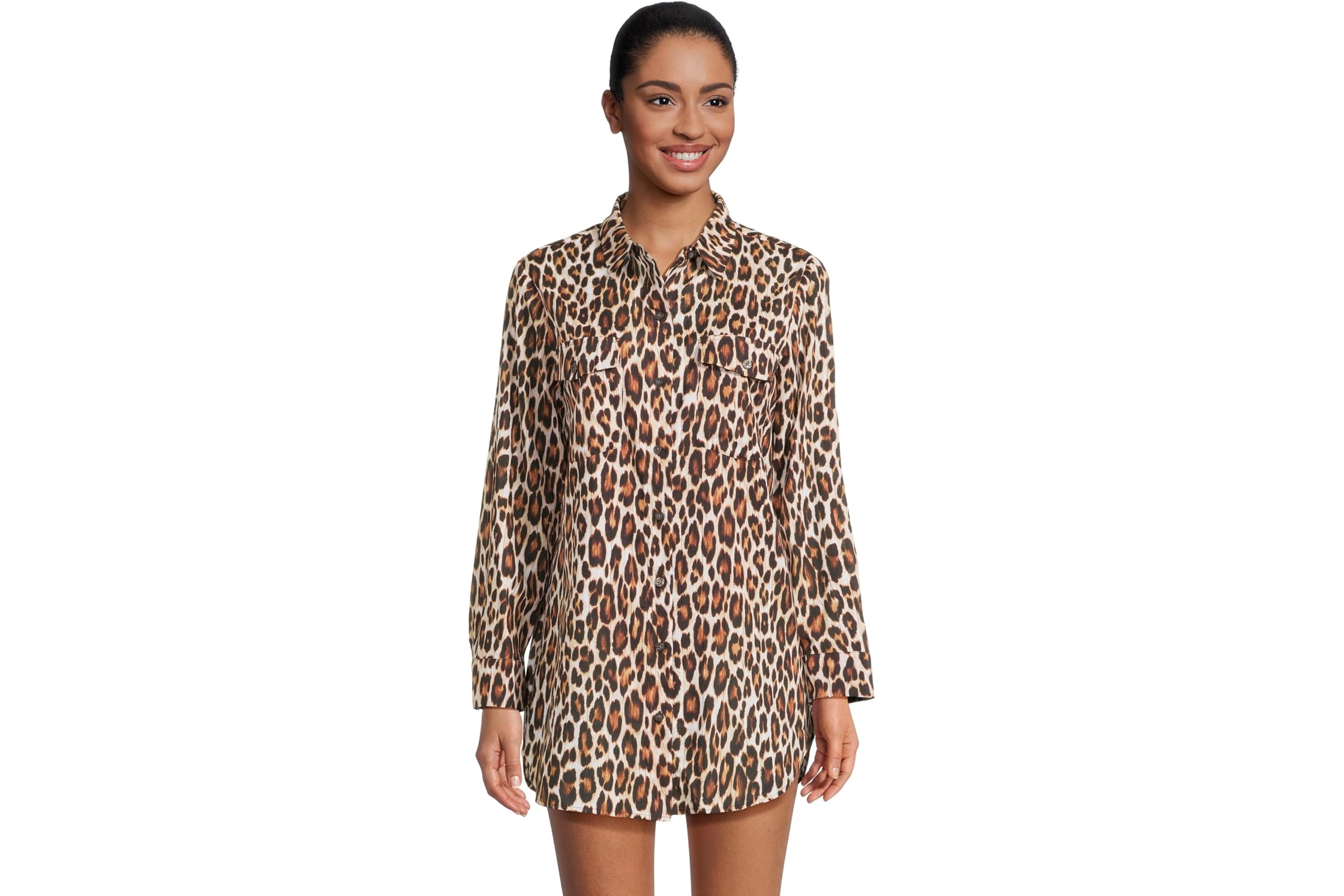 Купальник Tommy Bahama Leopard Boyfriend Shirt 19190₽