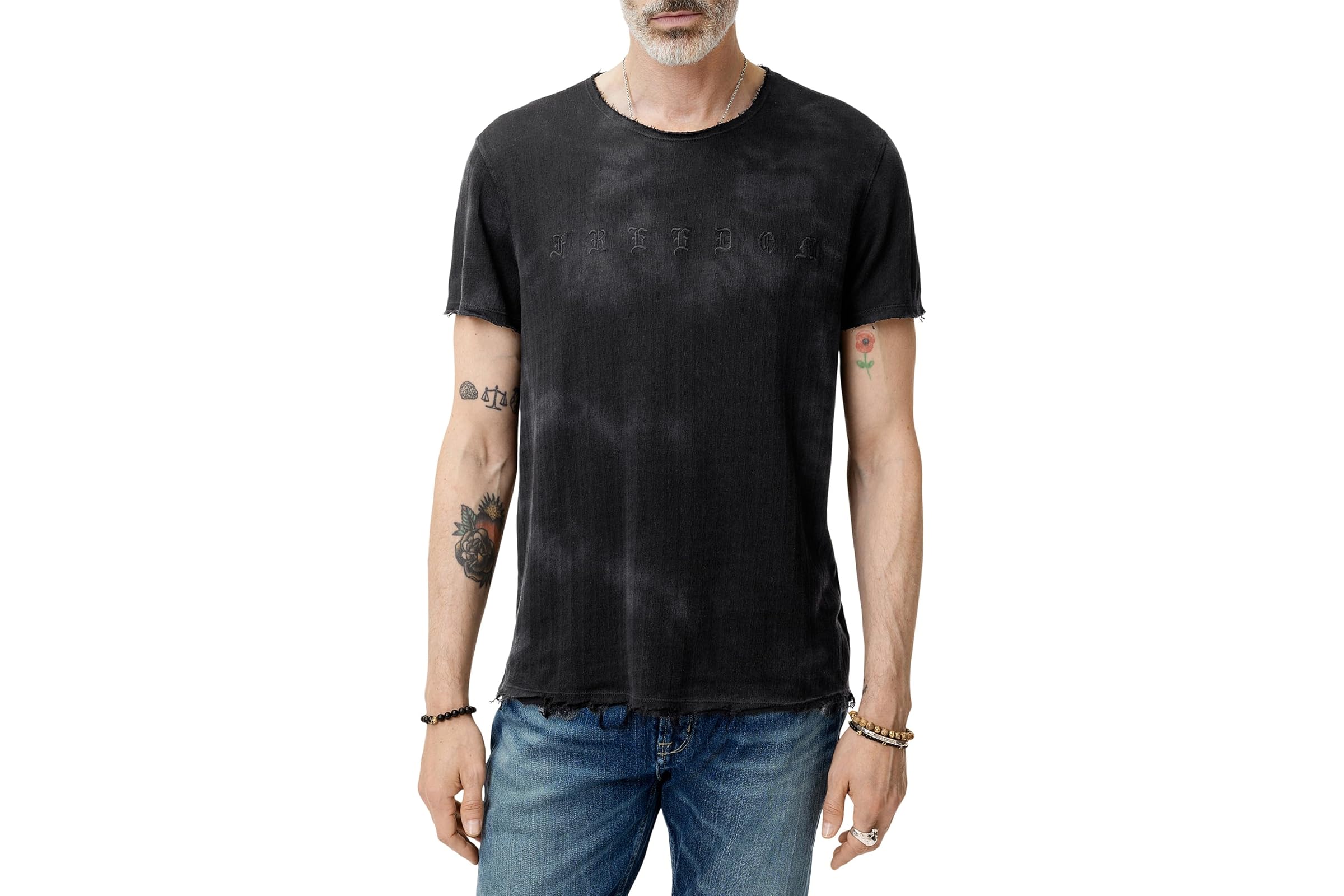 Мужская рубашка John Varvatos Freedom Tee KG6931S25 17090₽