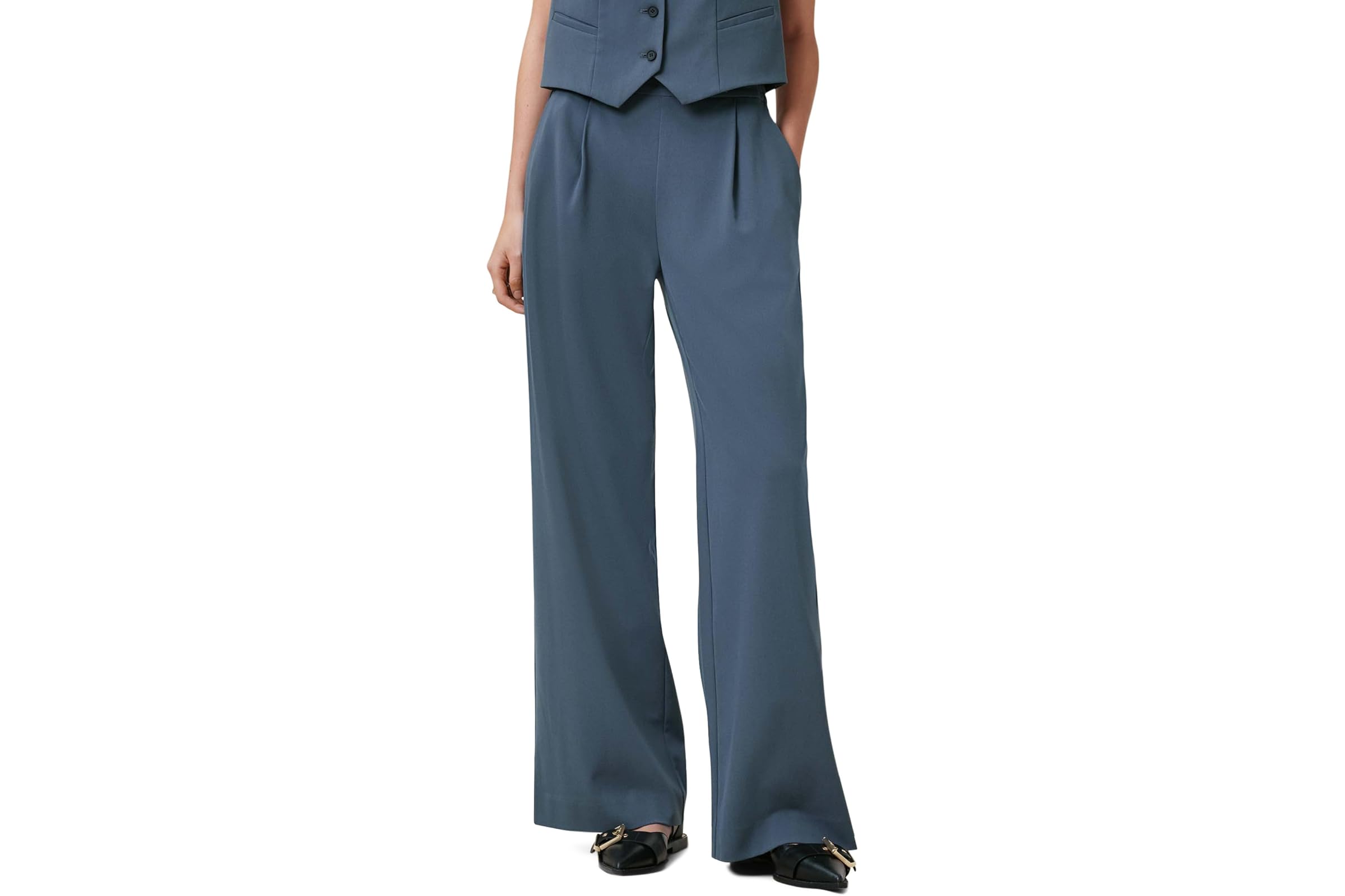 Брюки AllSaints Aleida Wide Leg Trouser 33890₽