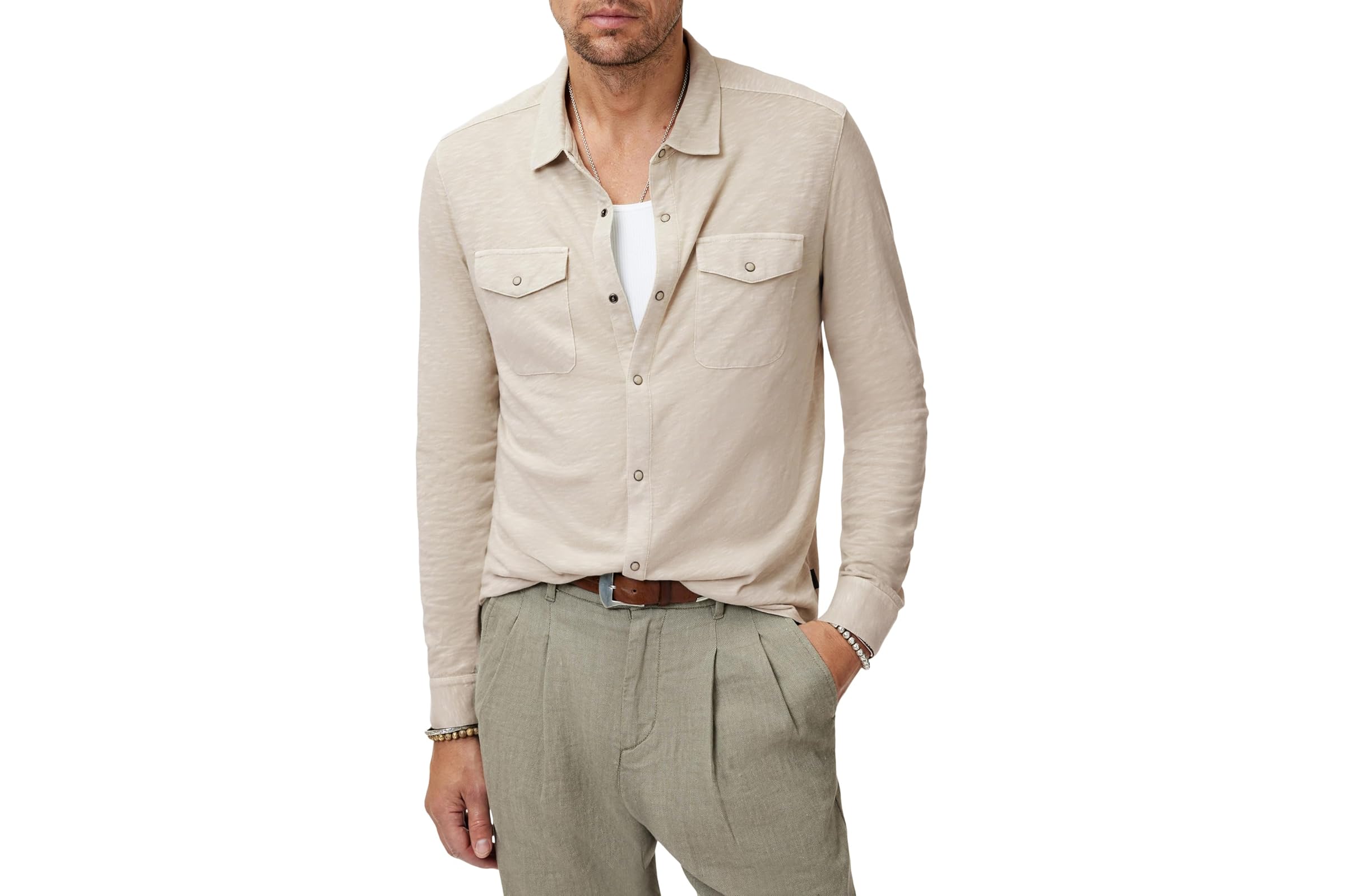 Мужская рубашка John Varvatos Arvon Western Shirt K5061S25 19190₽