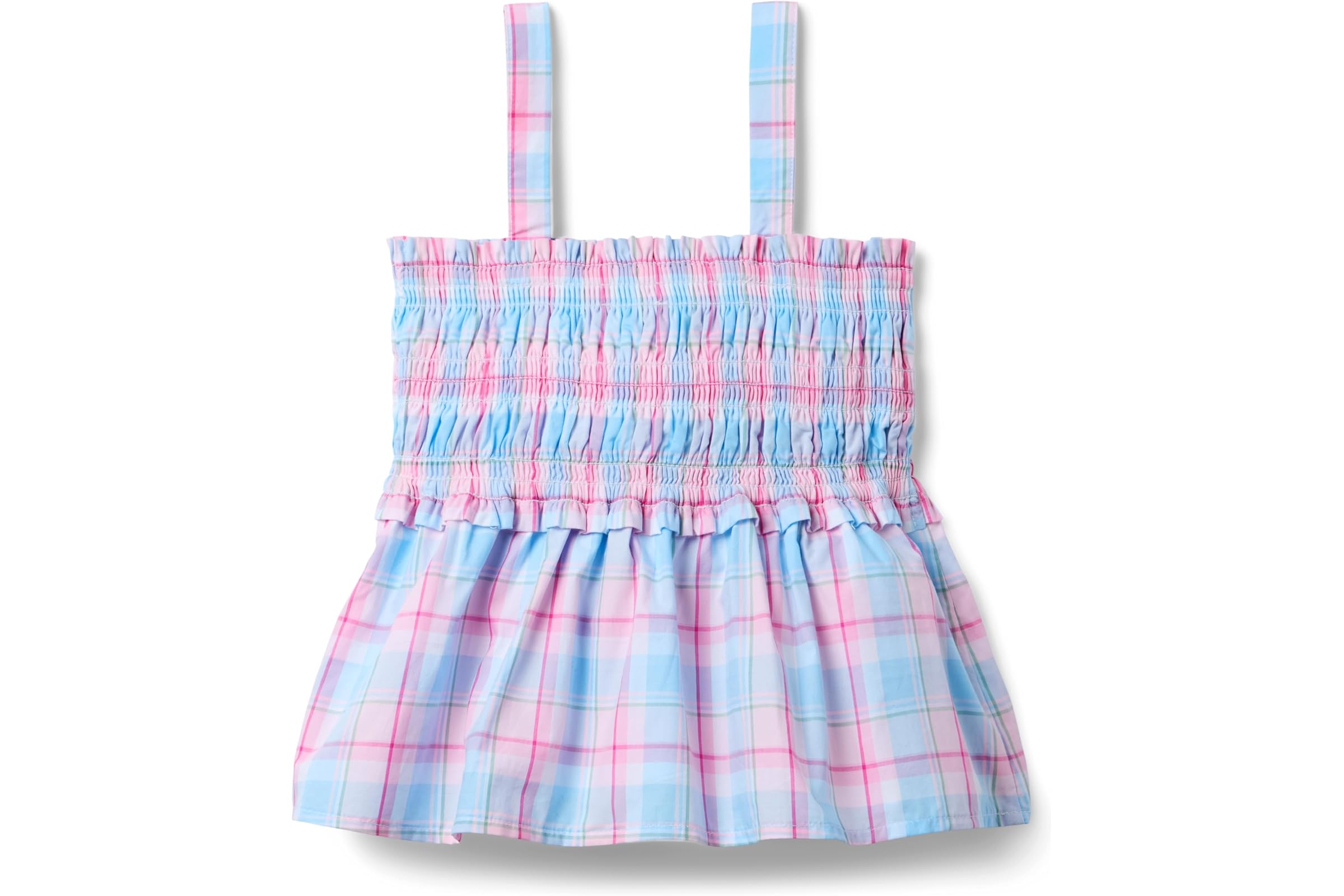 Janie and Jack Smocked Madras Top toddlerLittle KidBig Kid 6690₽