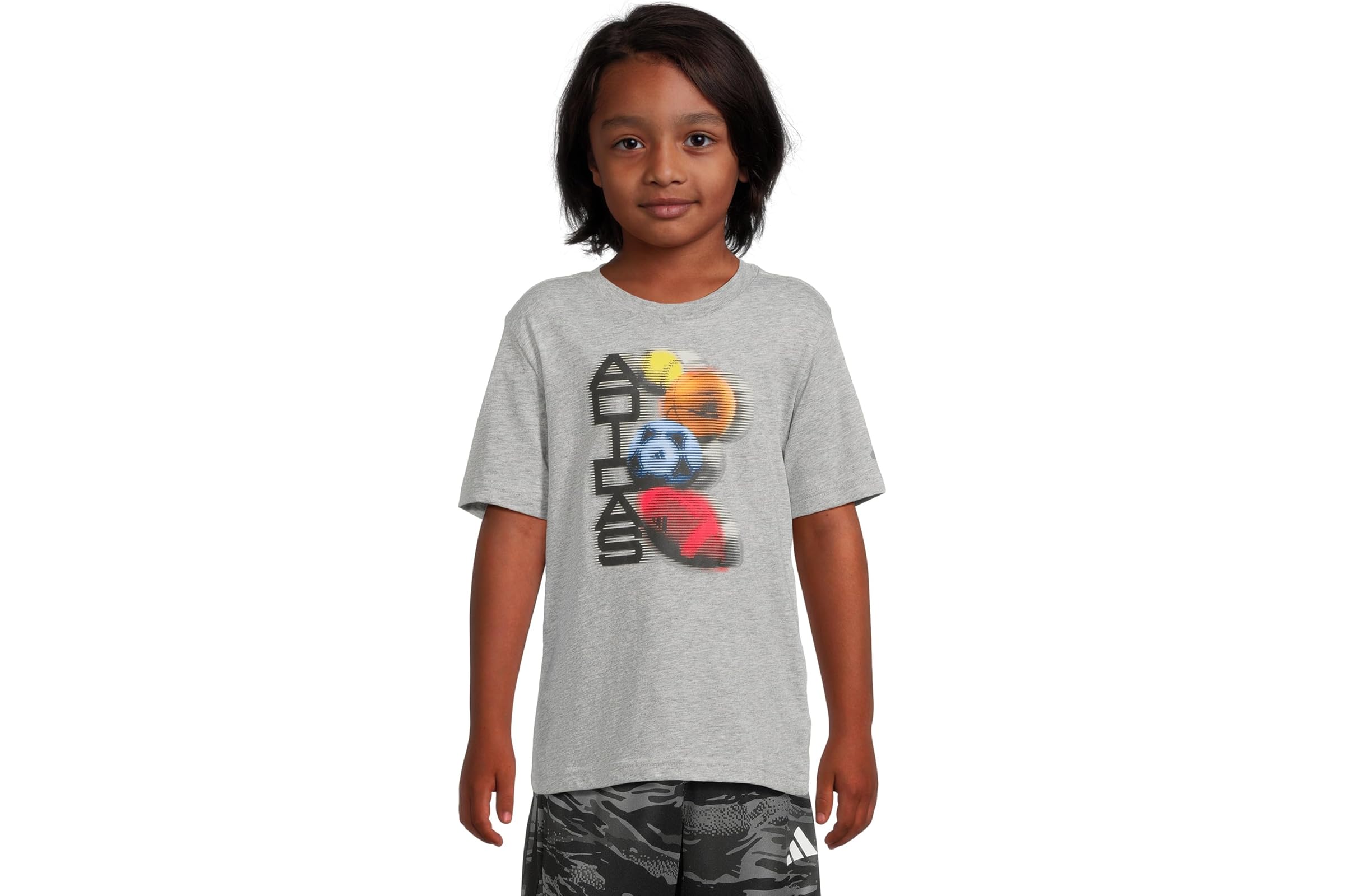 Мужская рубашка adidas Kids Distortion Multi Sport Heather Tee ToddlerLittle Kids 2790₽
