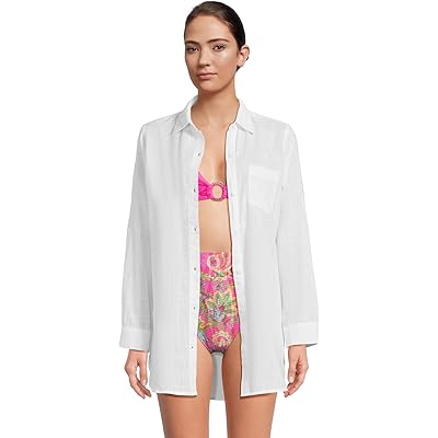 Купальник Tommy Bahama Shoreline Cotton Boyfriend Shirt