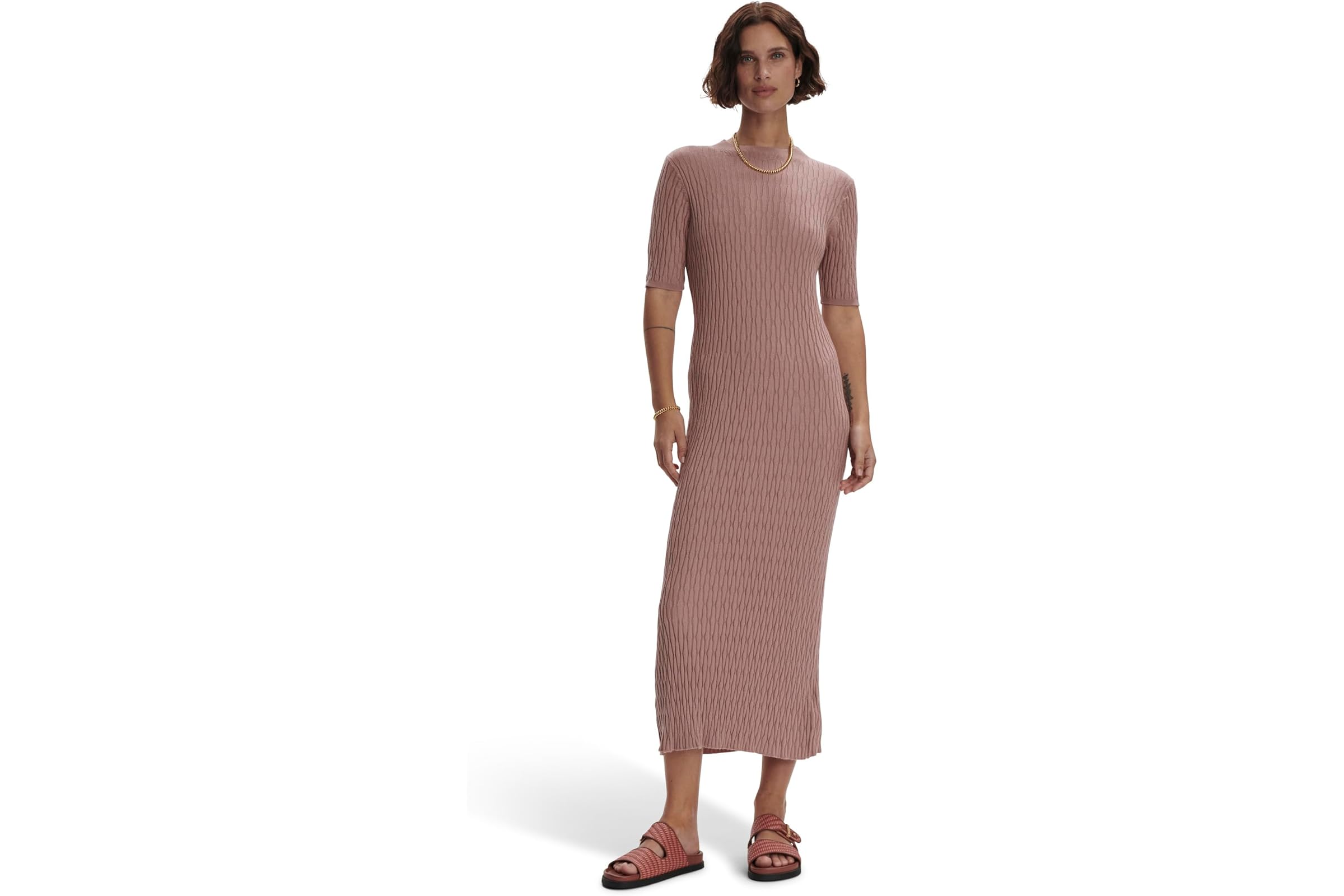 Платье Varley Fara Textured Knit Midi Dress 28890₽