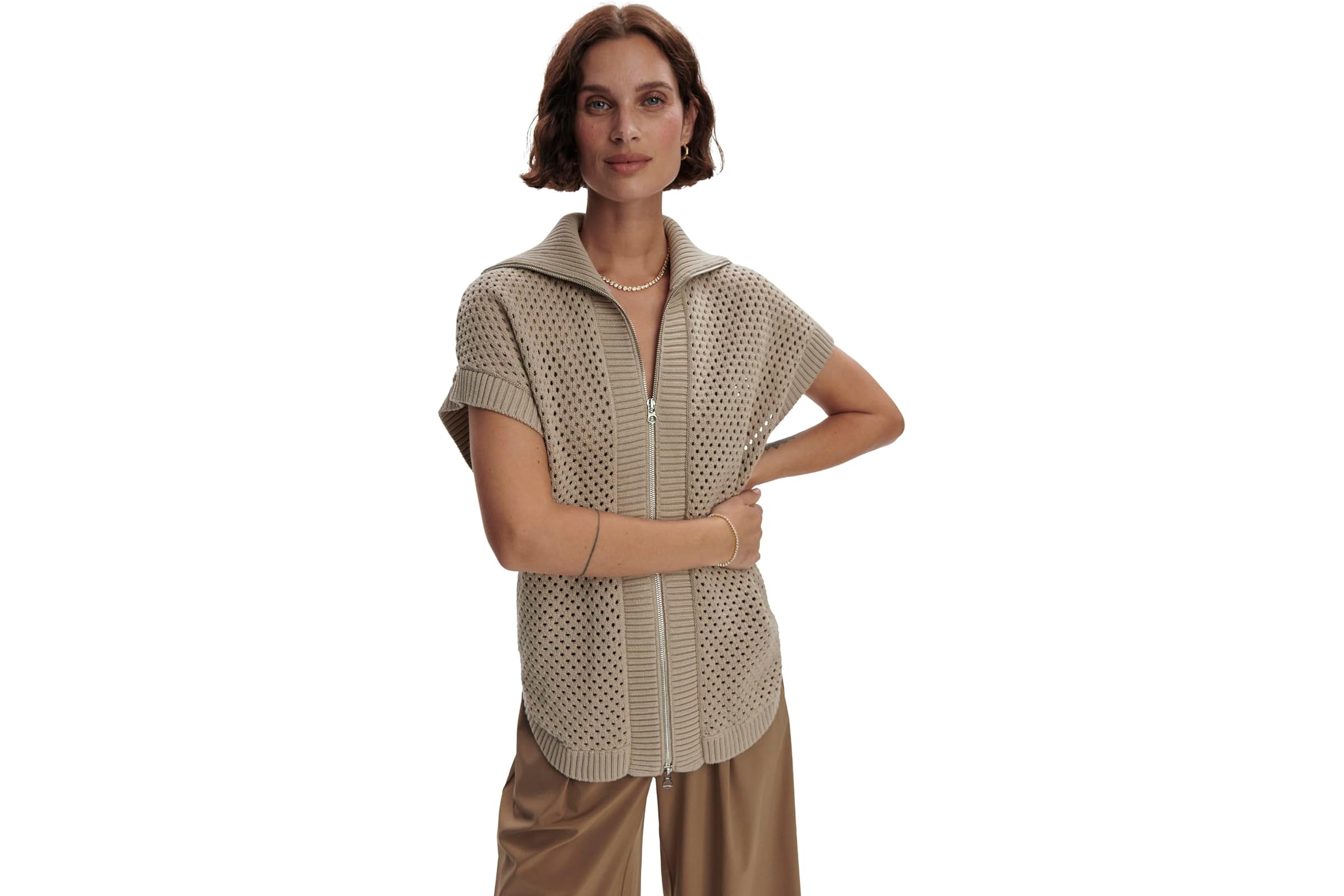 Varley Gianna Zip Through Vest 19590₽