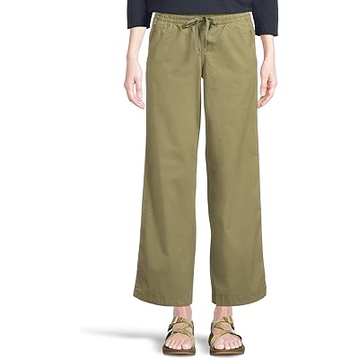 Брюки L.L.Bean Lakewashed Pull-On Wide Leg Pants