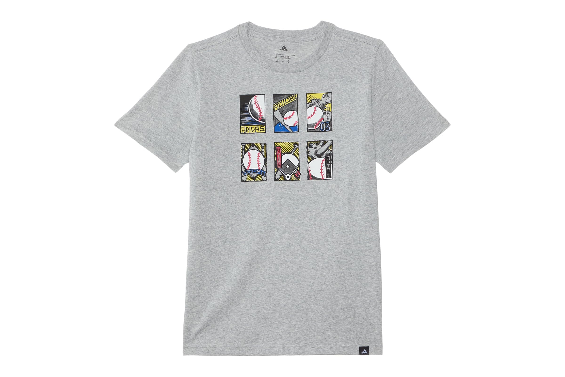 Мужская рубашка adidas Kids Baseball Card Heather Tee Big Kids 2790₽