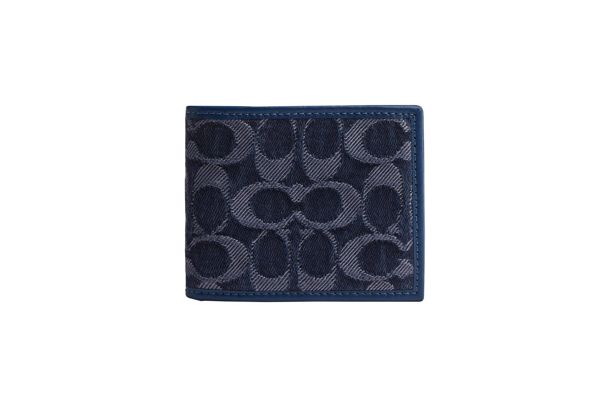 Кошелек COACH Slim Billfold Wallet In Signature Denim 23790₽