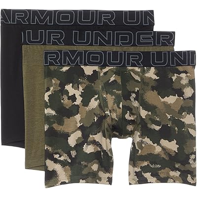 Under Armour Performance Cotton - Print 6 In 3 Pack