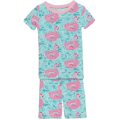 Пижама Kickee Pants Kids Print Short Sleeve Pajama Set with Shorts (Toddler/Little Kids/Big Kids)