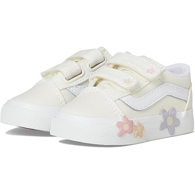 Vans Kids Old Skool V Flower (Toddler)