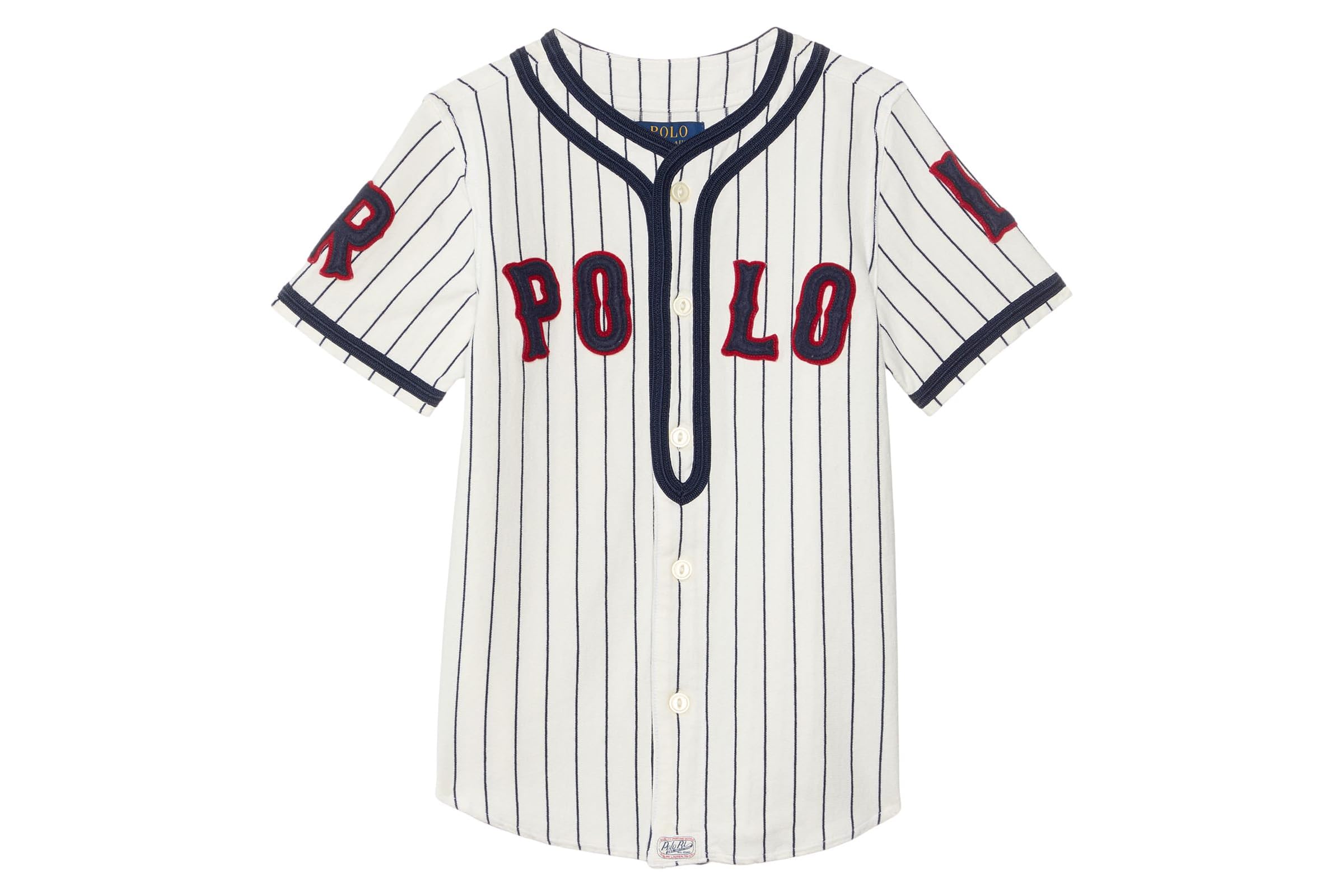 Мужская рубашка Polo Ralph Lauren Kids Logo Cotton Jersey Baseball Shirt Big Kid 10690₽