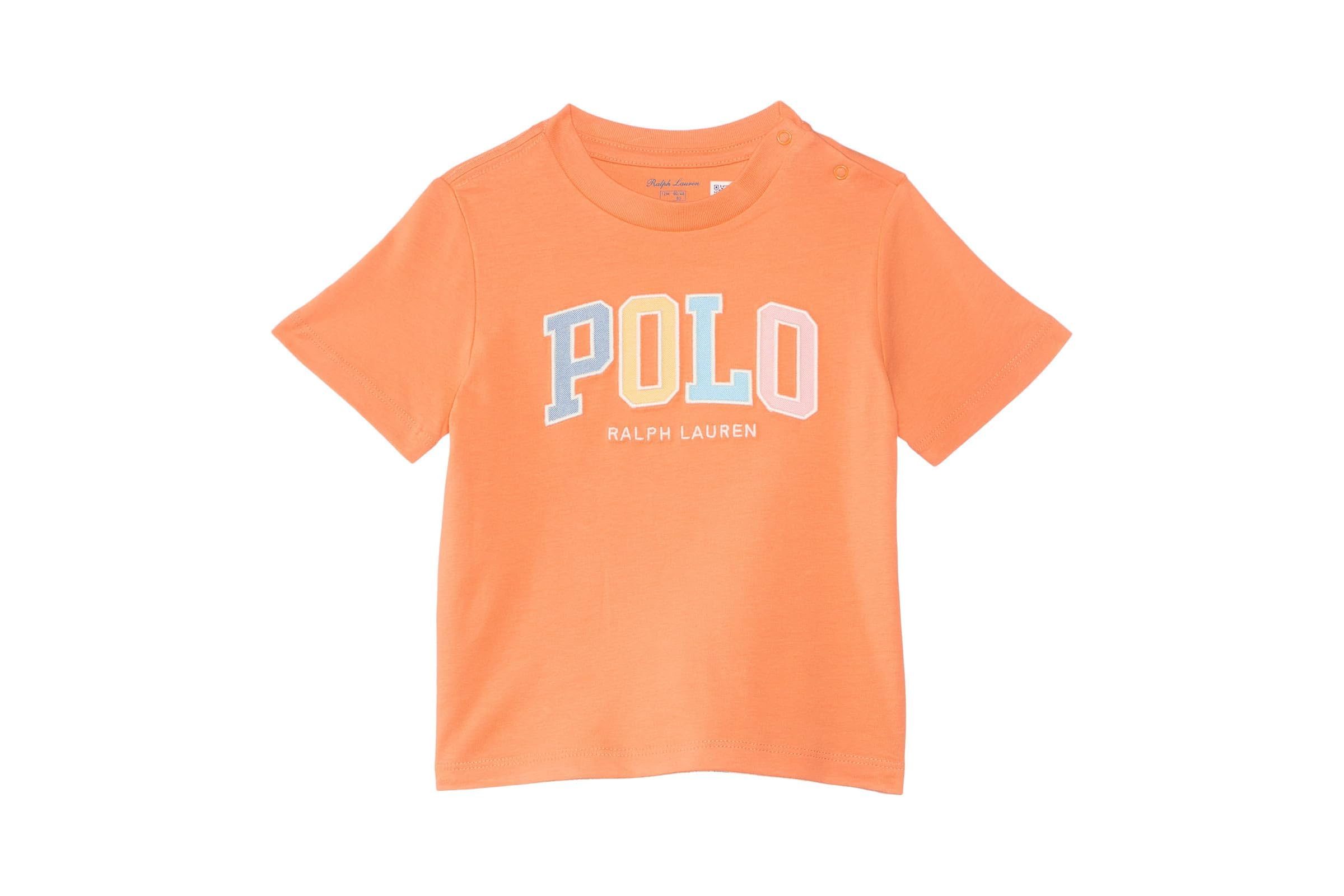 Мужская рубашка Polo Ralph Lauren Kids Logo Cotton Jersey Tee Infant 5590₽