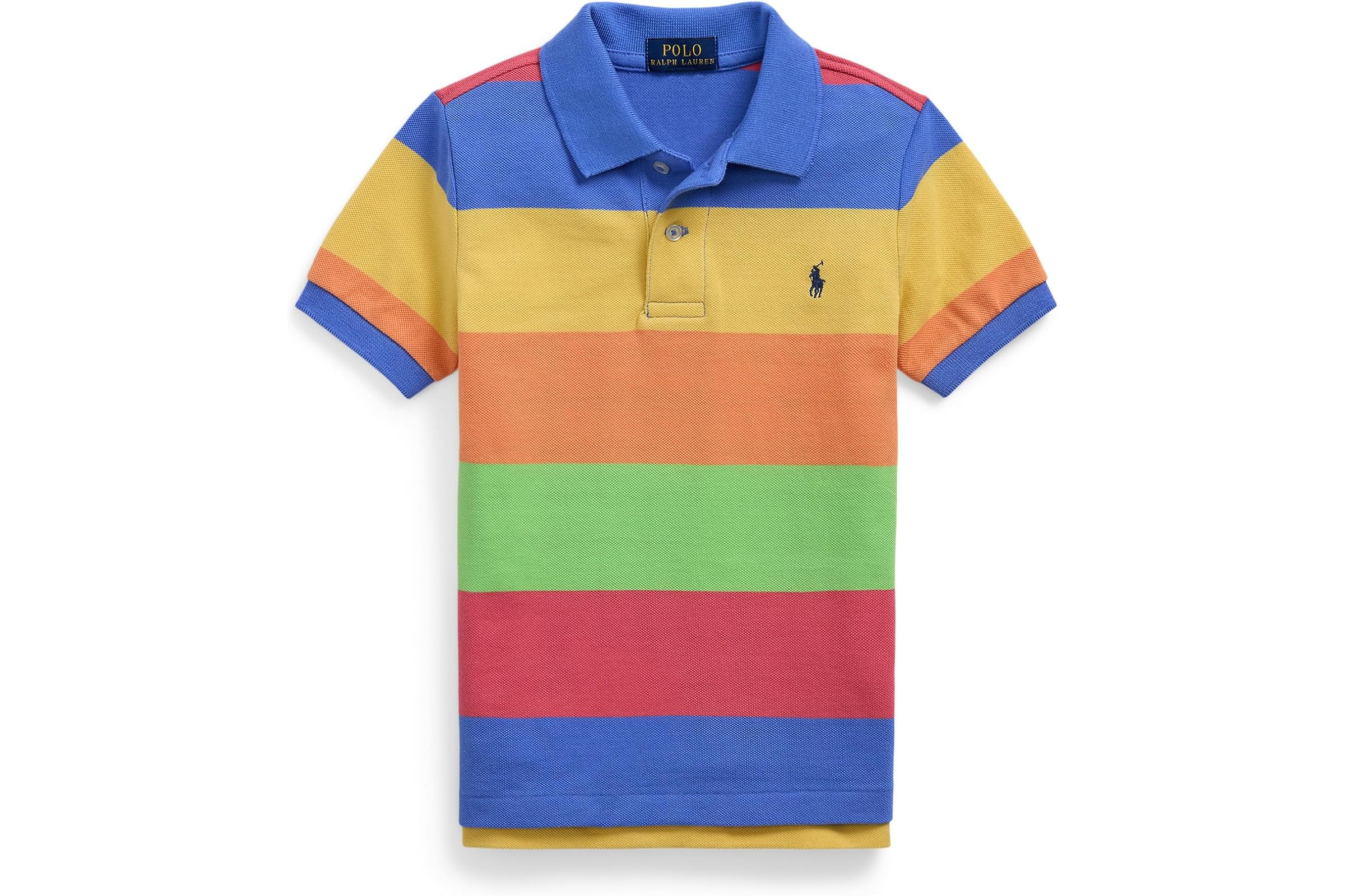 Мужская рубашка Polo Ralph Lauren Kids Striped Cotton Mesh Polo Shirt ToddlerLittle Kid 7790₽