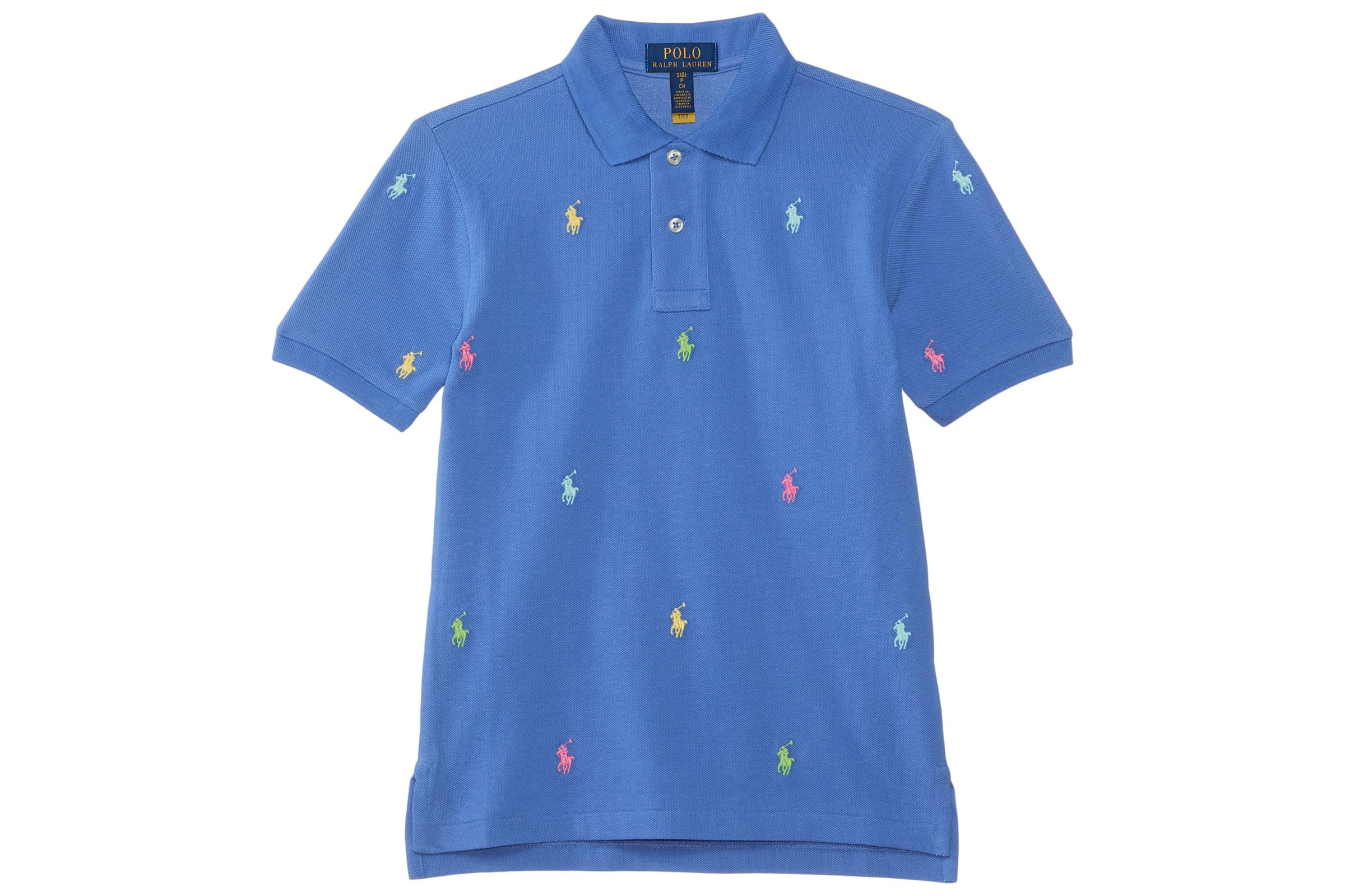 Мужская рубашка Polo Ralph Lauren Kids Polo Pony Cotton Mesh Polo Shirt Big Kid 11290₽