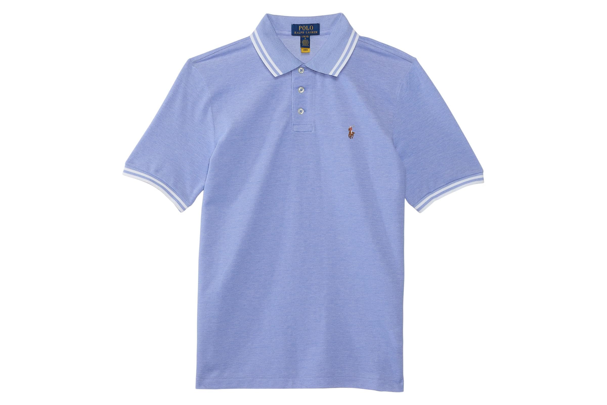 Мужская рубашка Polo Ralph Lauren Kids Oxford Mesh Polo Shirt Big Kid 9390₽