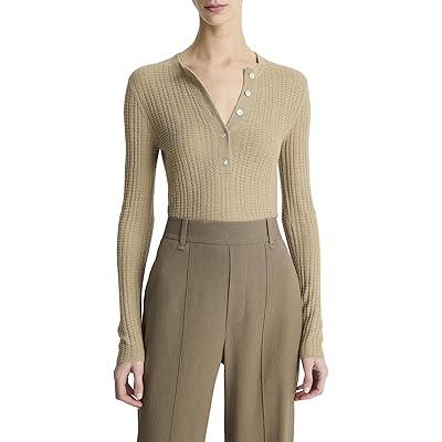 Vince Waffle Knit Henley
