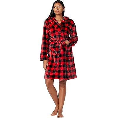 Пижама Little Blue House by Hatley Buffalo Plaid Fleece Robe