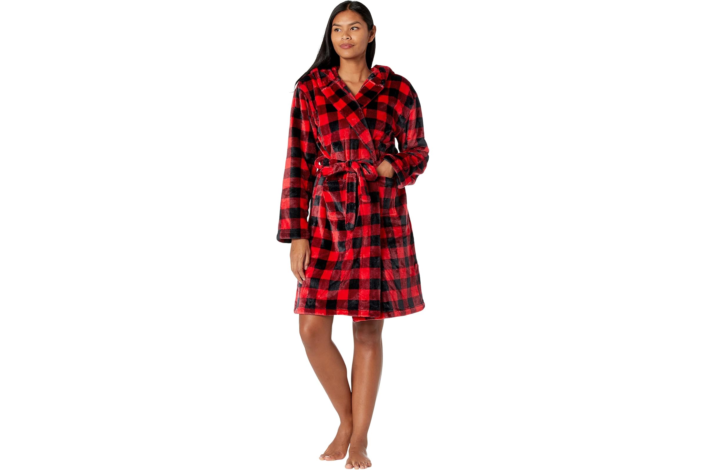 Пижама Little Blue House by Hatley Buffalo Plaid Fleece Robe