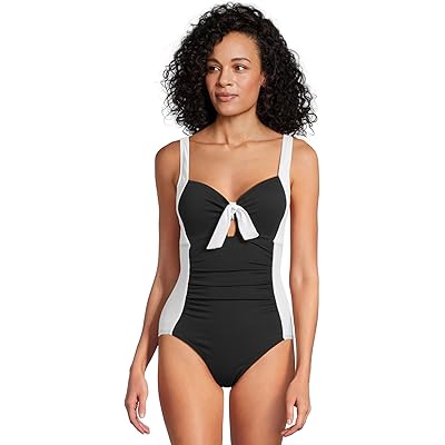 Купальник Tommy Bahama Island Cays Color-Block Tie One-Piece