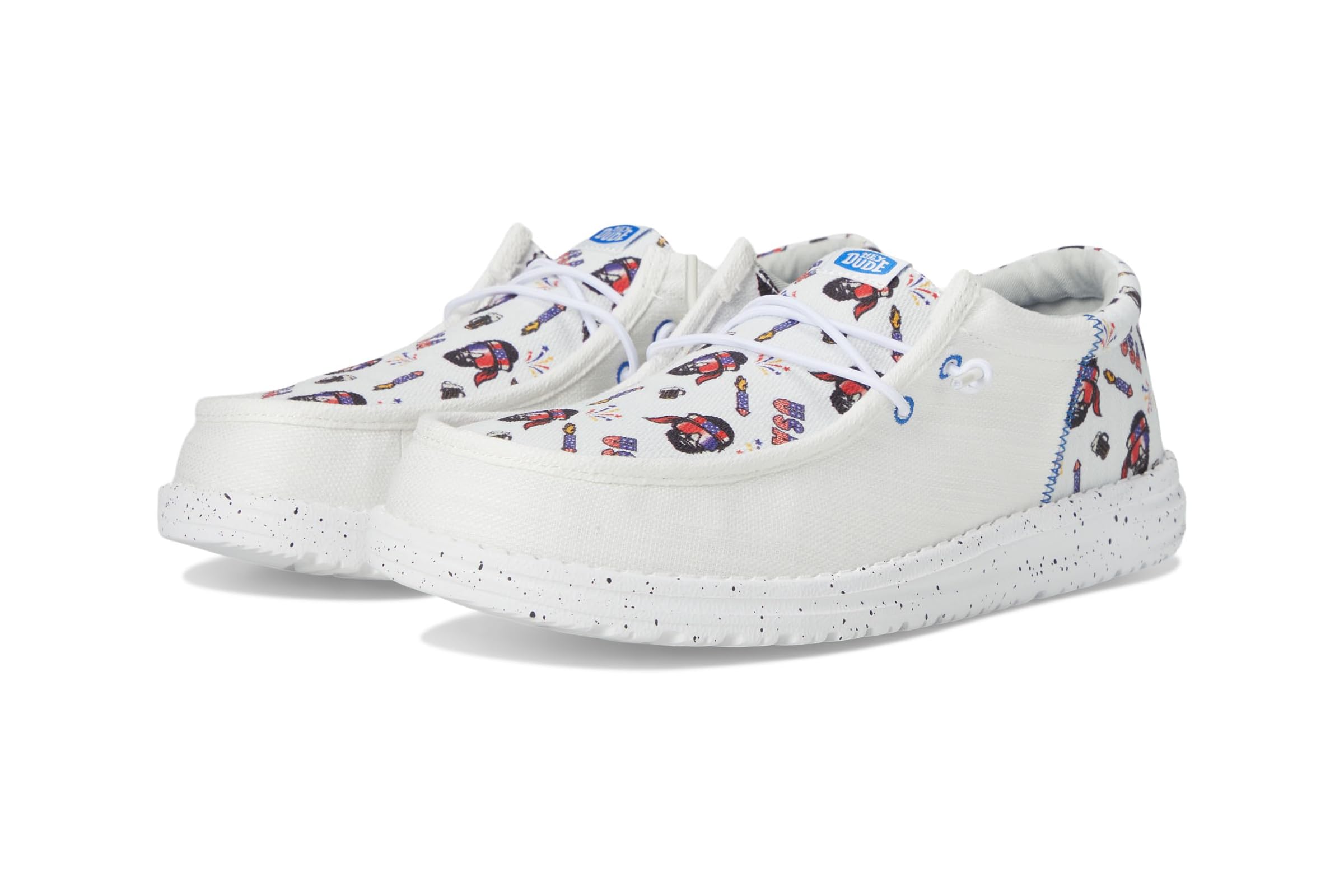 Мужские мокасины Hey Dude Wally Funk Americana Party 12390₽