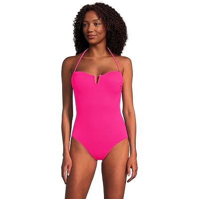 Купальник Tommy Bahama Island Cays Vfront Bandeau One Piece