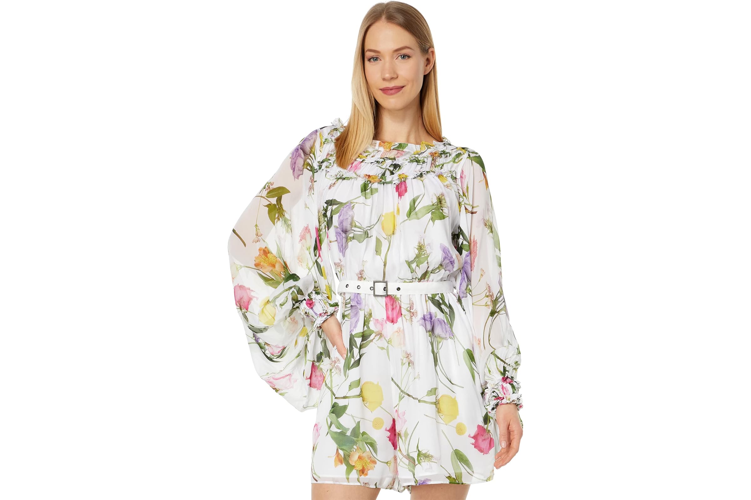 Комбинезон Ted Baker Ruffle Playsuit with Blouson Sleeves 39790₽