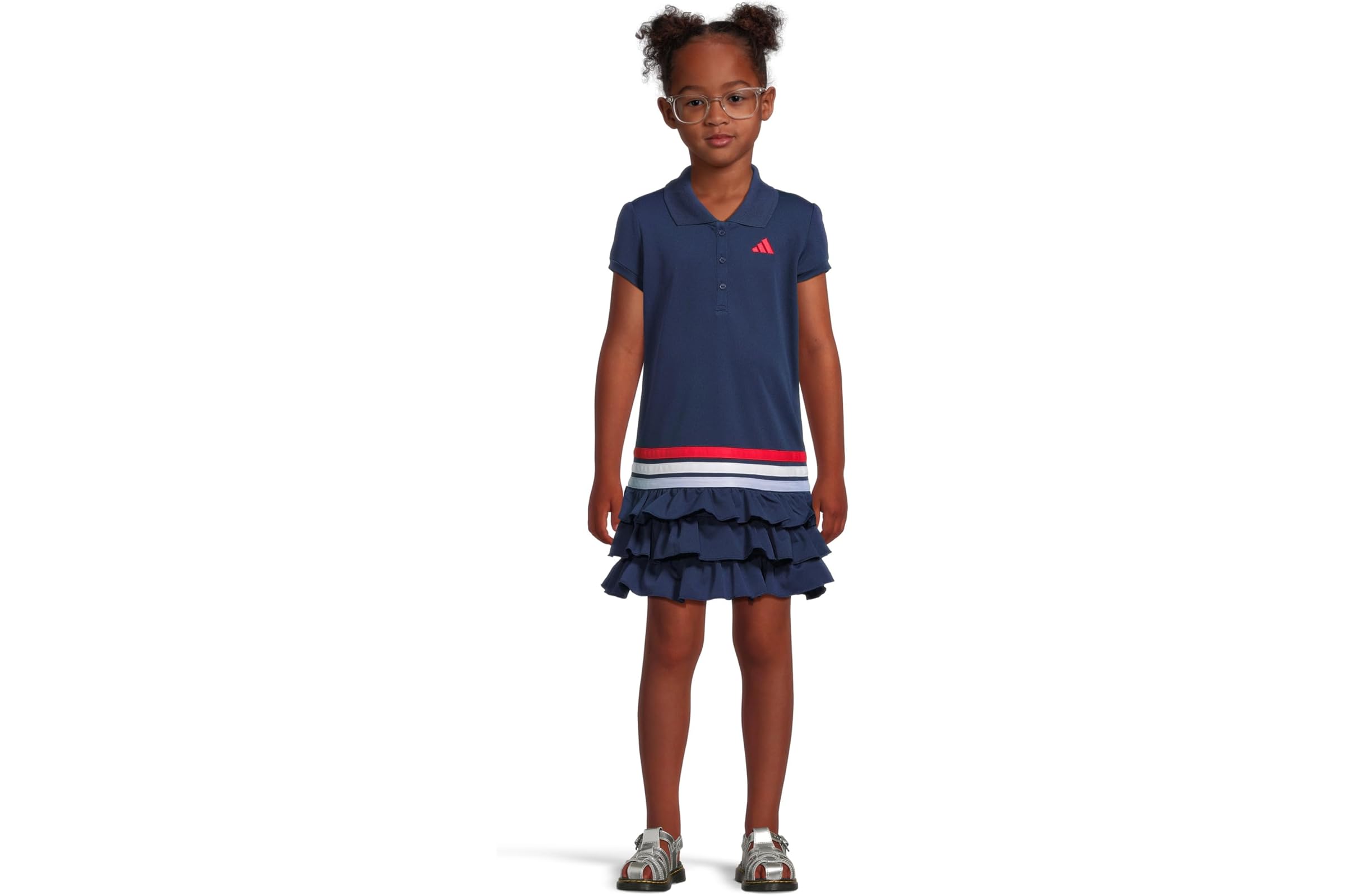 Платье adidas Kids Ruffle Polo Dress ToddlerLittle Kid 4590₽