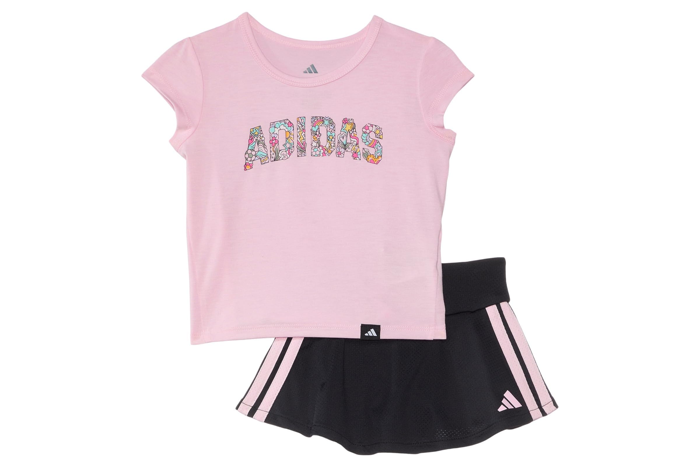 Шорты adidas Kids Pleated Tee - Flounce Skort SetInfant 3490₽