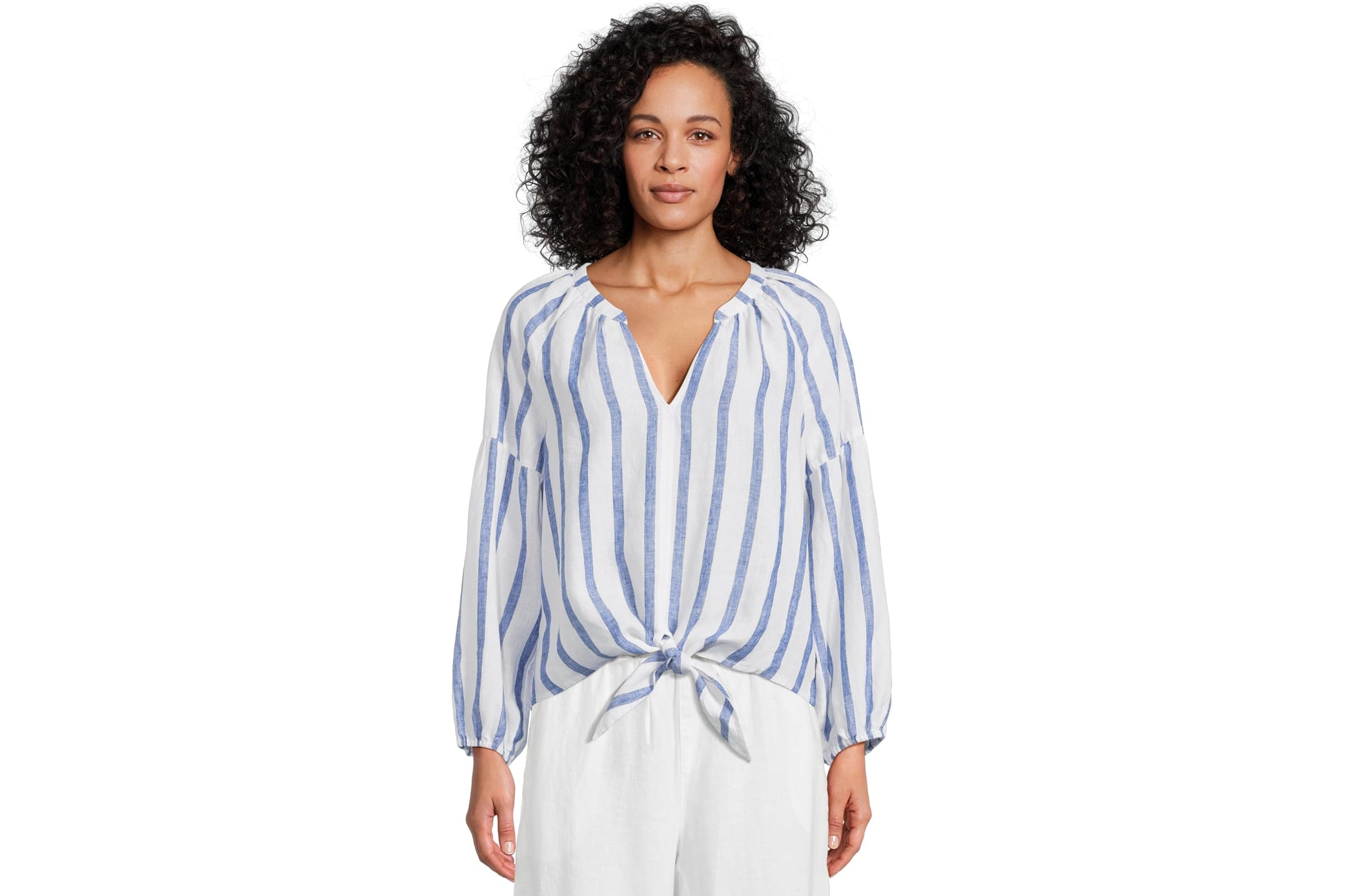 Tommy Bahama Coastlina Long Sleeve Tie Front Top 16390₽