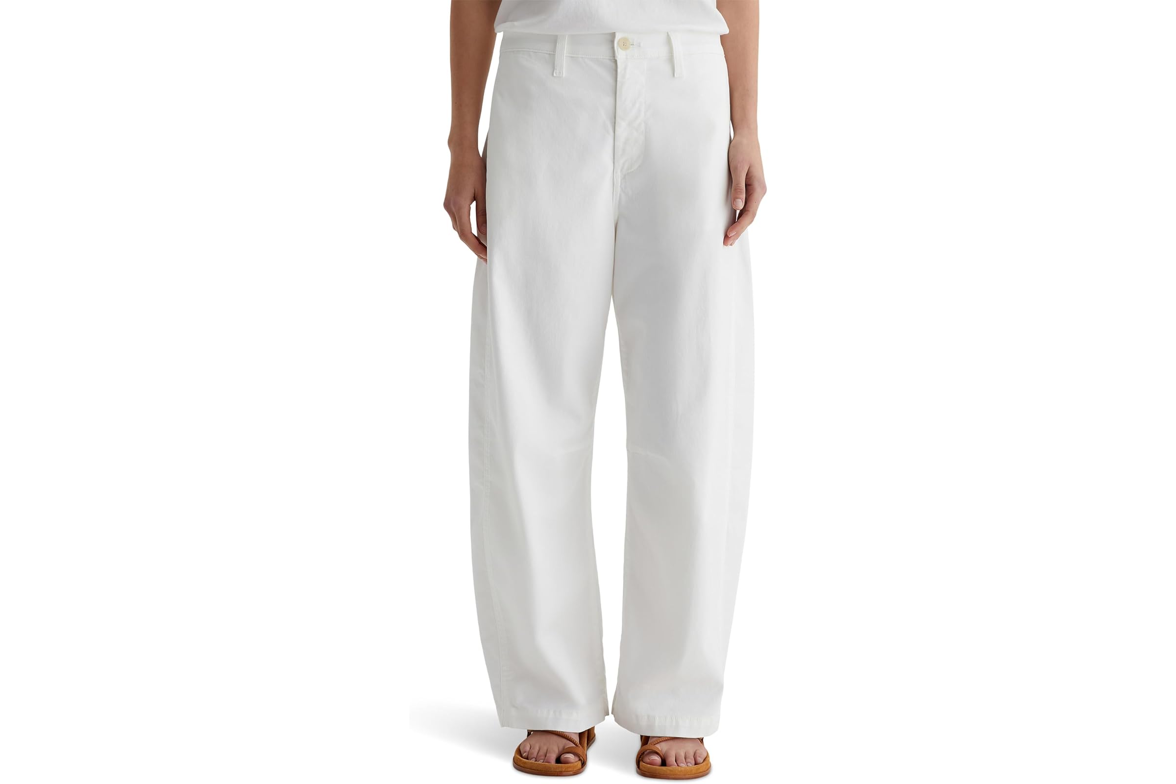 Брюки AG Jeans Fiona Hise Rise Barrel Chino in Powder 25390₽