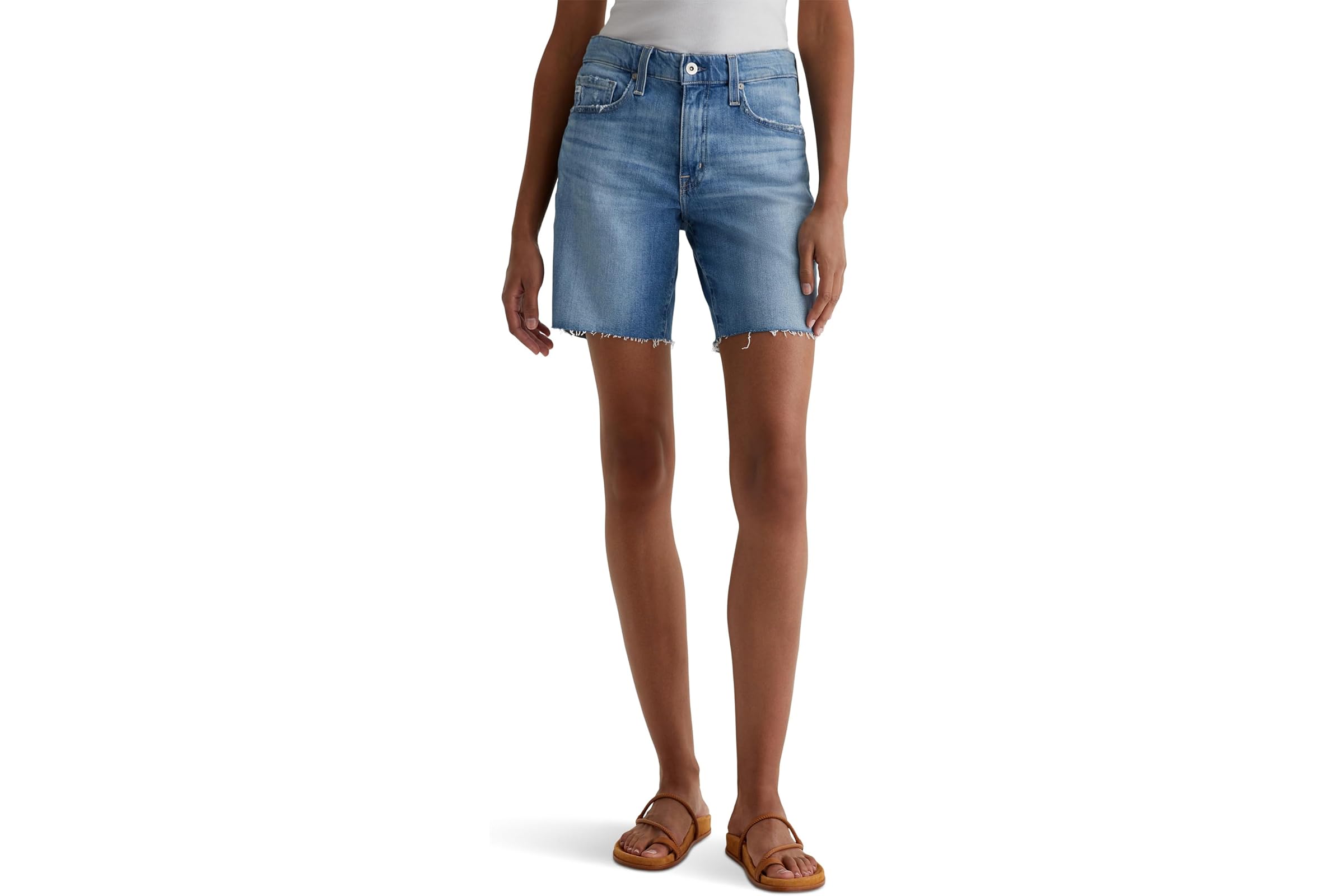 Шорты AG Jeans Ex-boyfriend Mid Rise Slouchy Shorts 30290₽